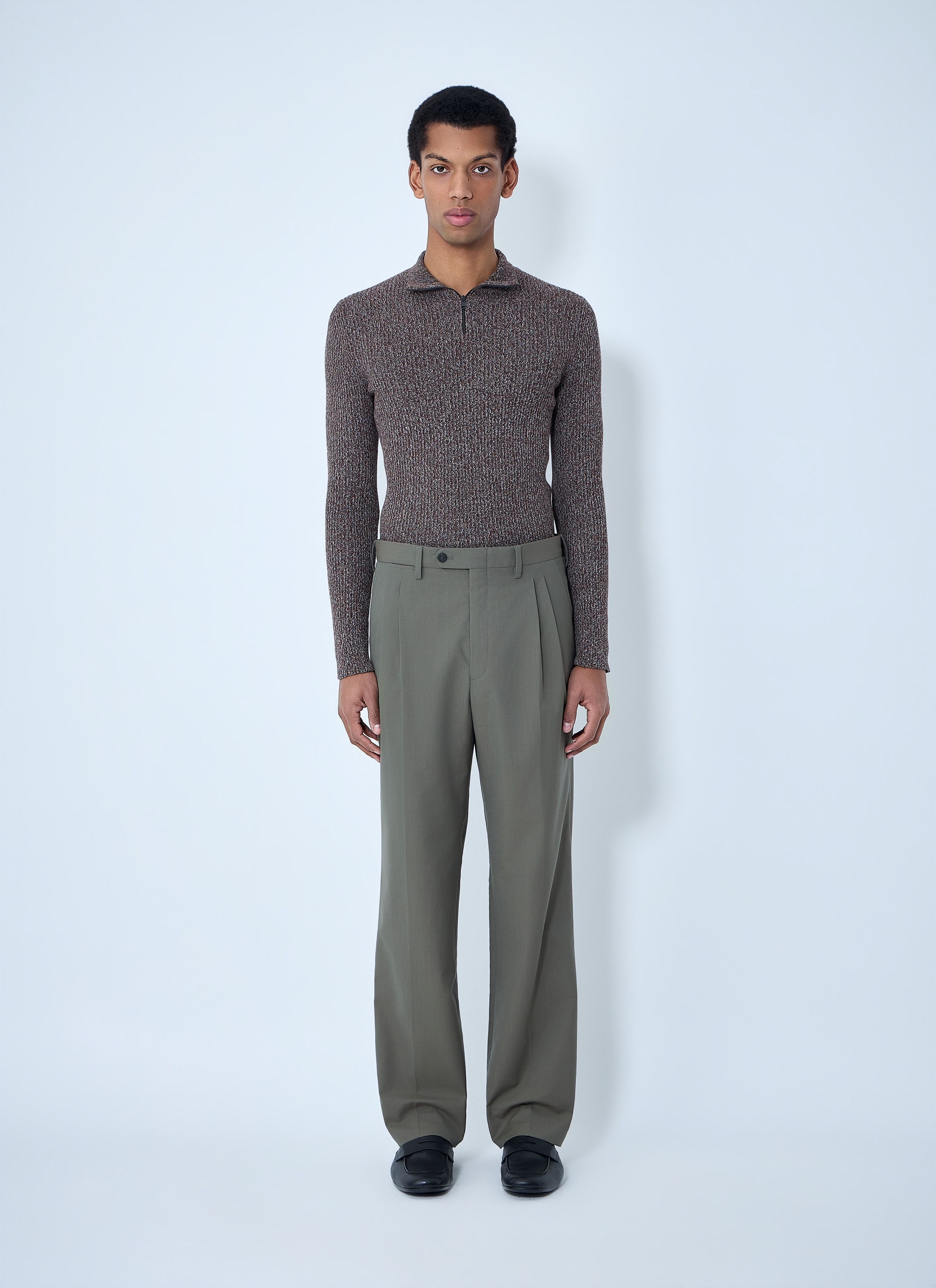 Prada High Neck Zip Sweater Size US M / EU 48-50 / 2 - 2 Thumbnail