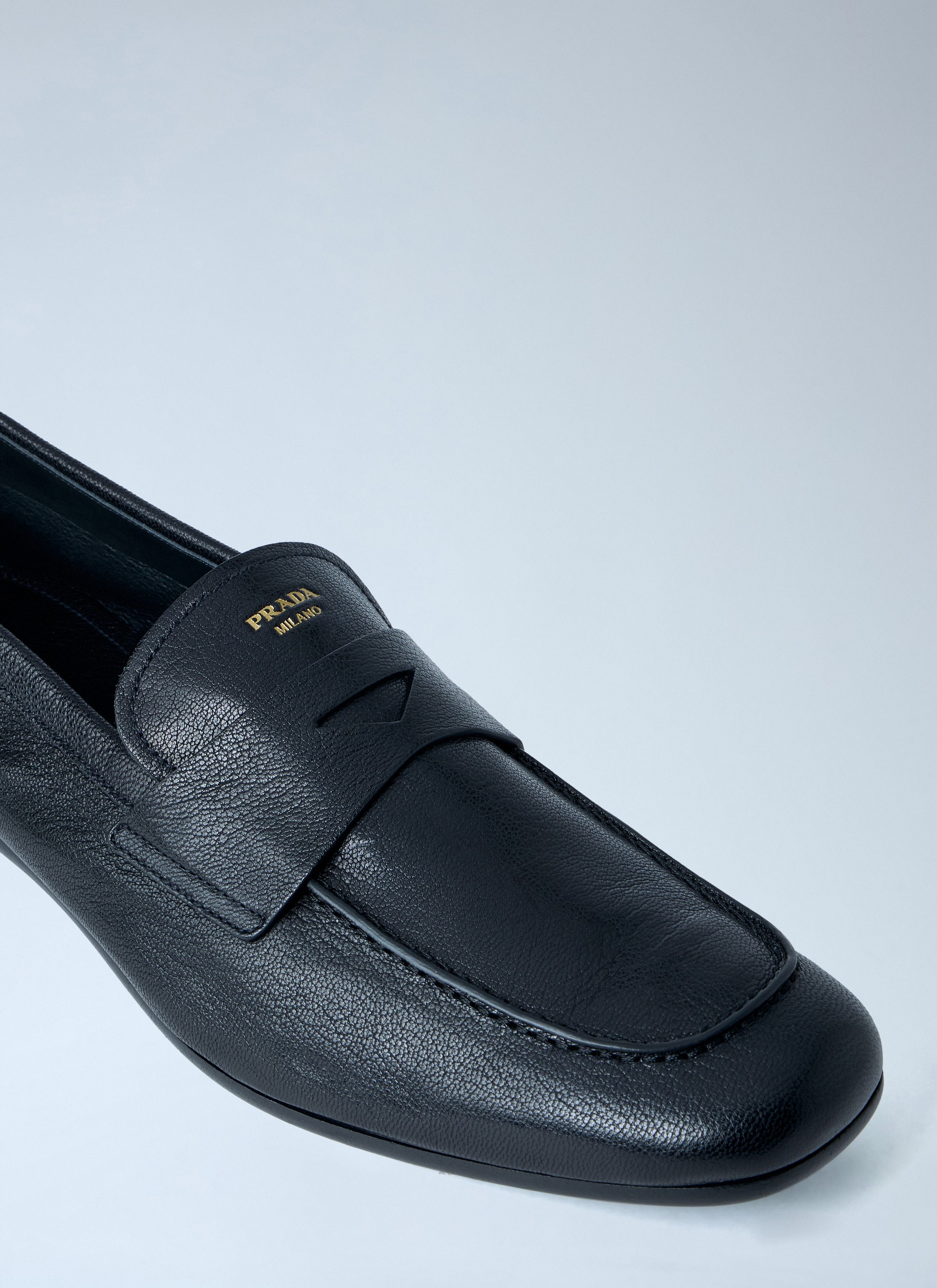 Prada Leather Loafers Size US 12 / EU 45 - 3 Thumbnail