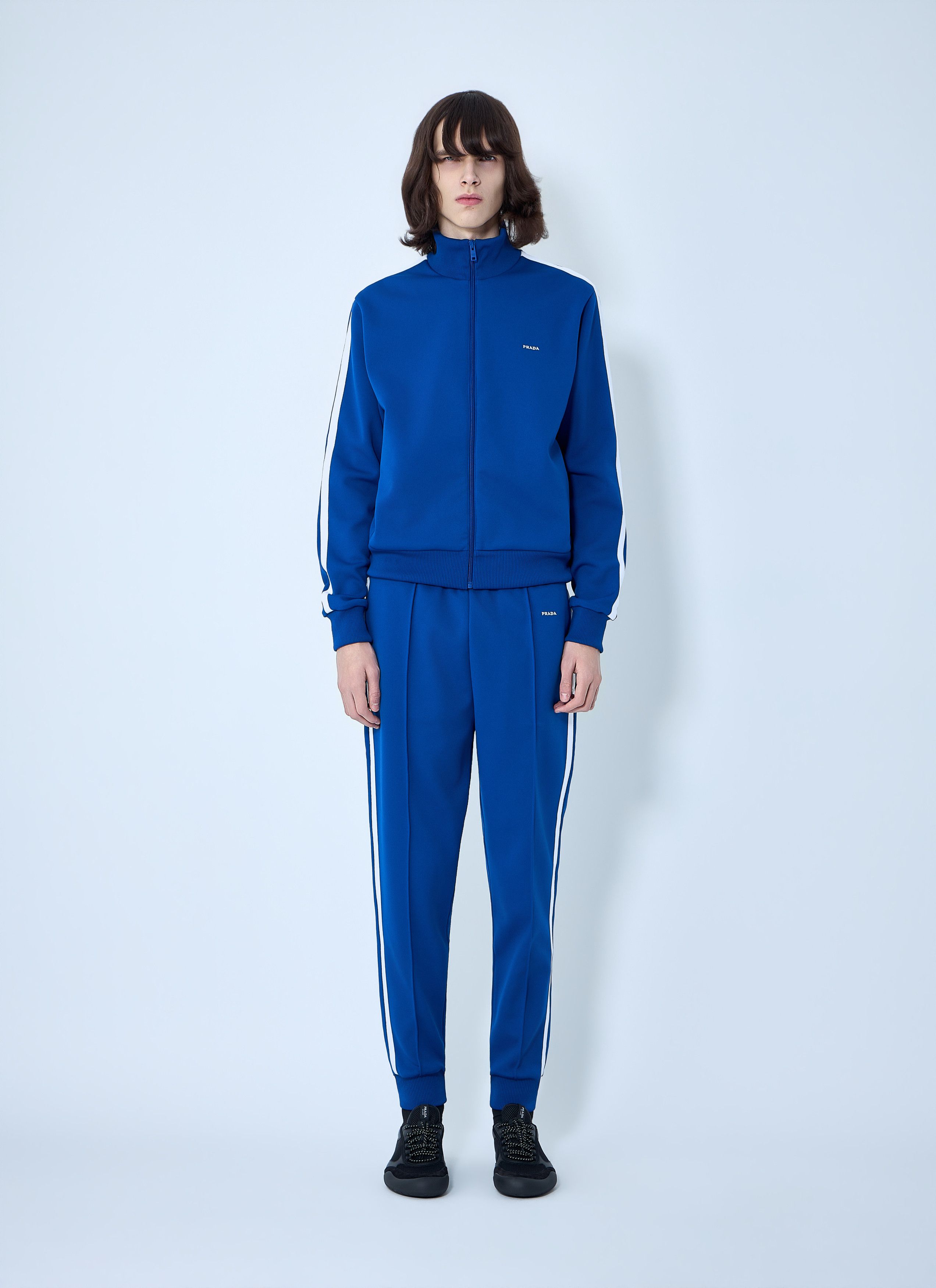 Prada Zip-Front Track Jacket Size US L / EU 52-54 / 3 - 2 Thumbnail