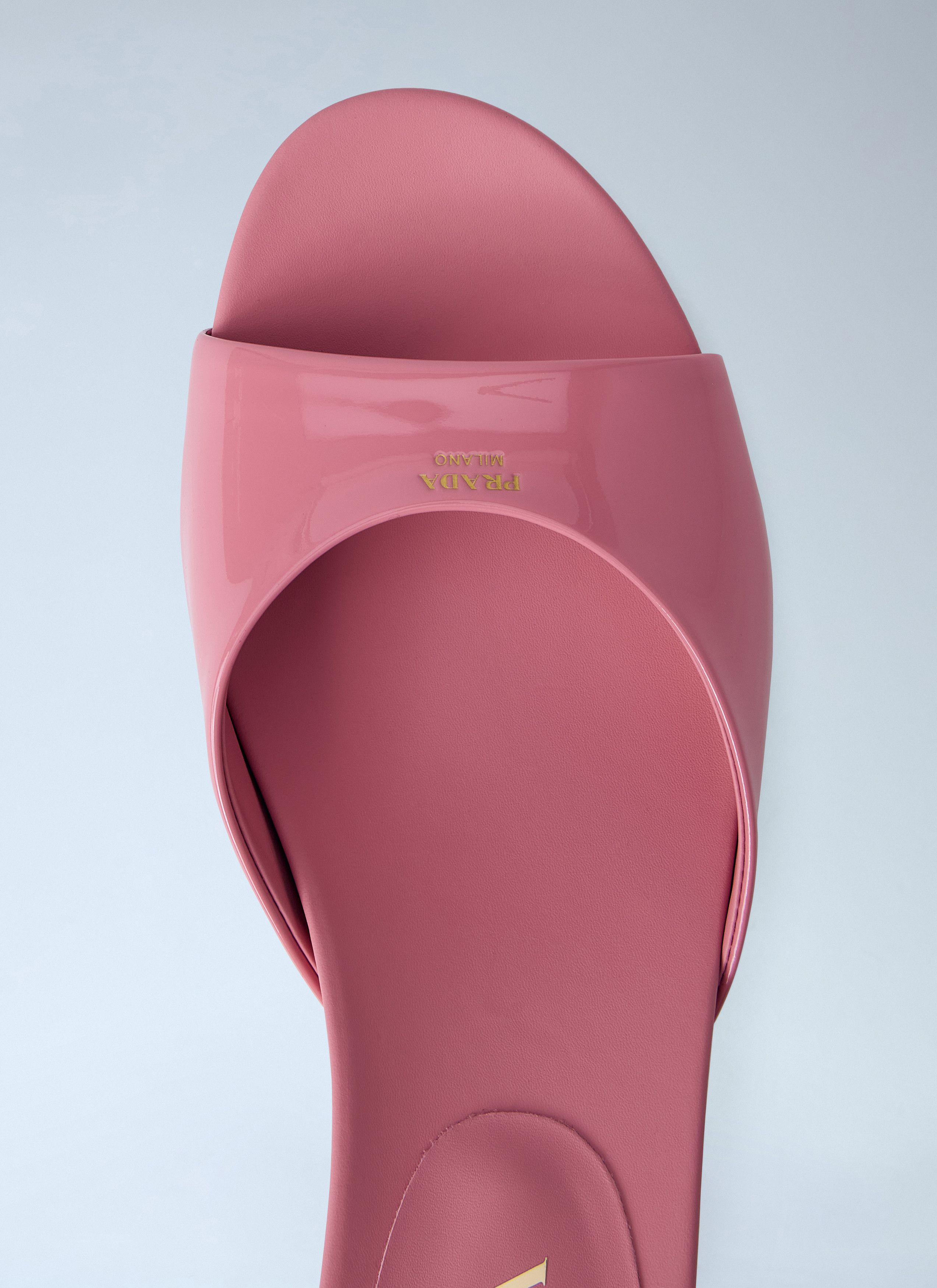 Prada Patent Leather Kitten Heel Mules Size US 7 / IT 37 - 6 Thumbnail
