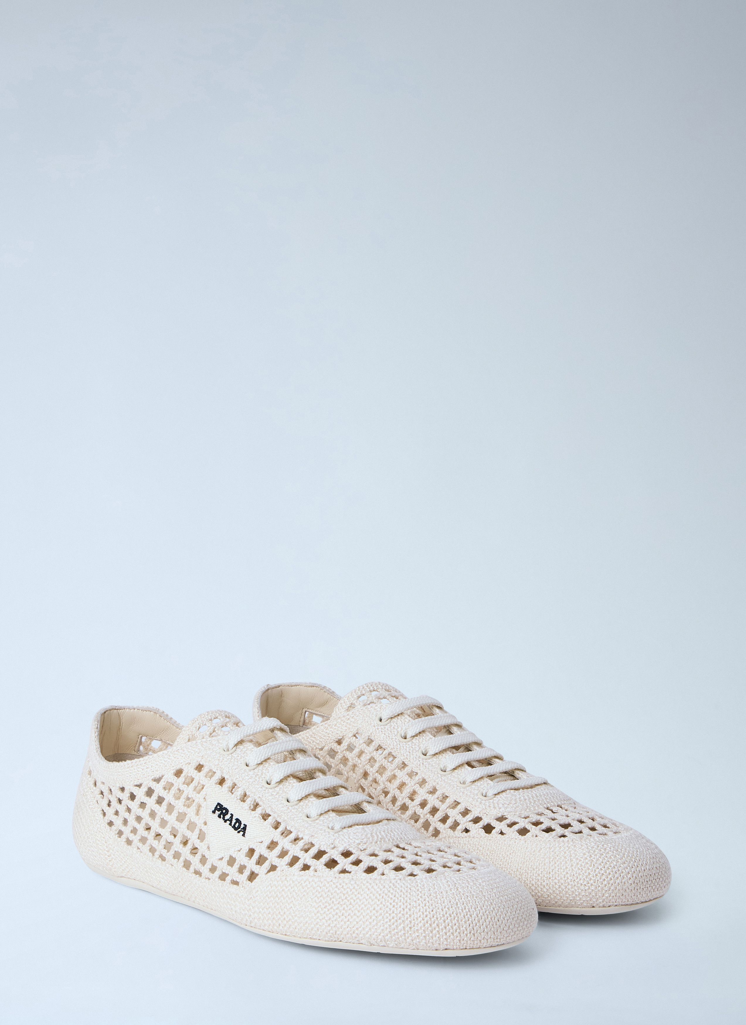 Prada Collapse Crochet Sneakers Size US 9 / IT 39 - 2 Thumbnail