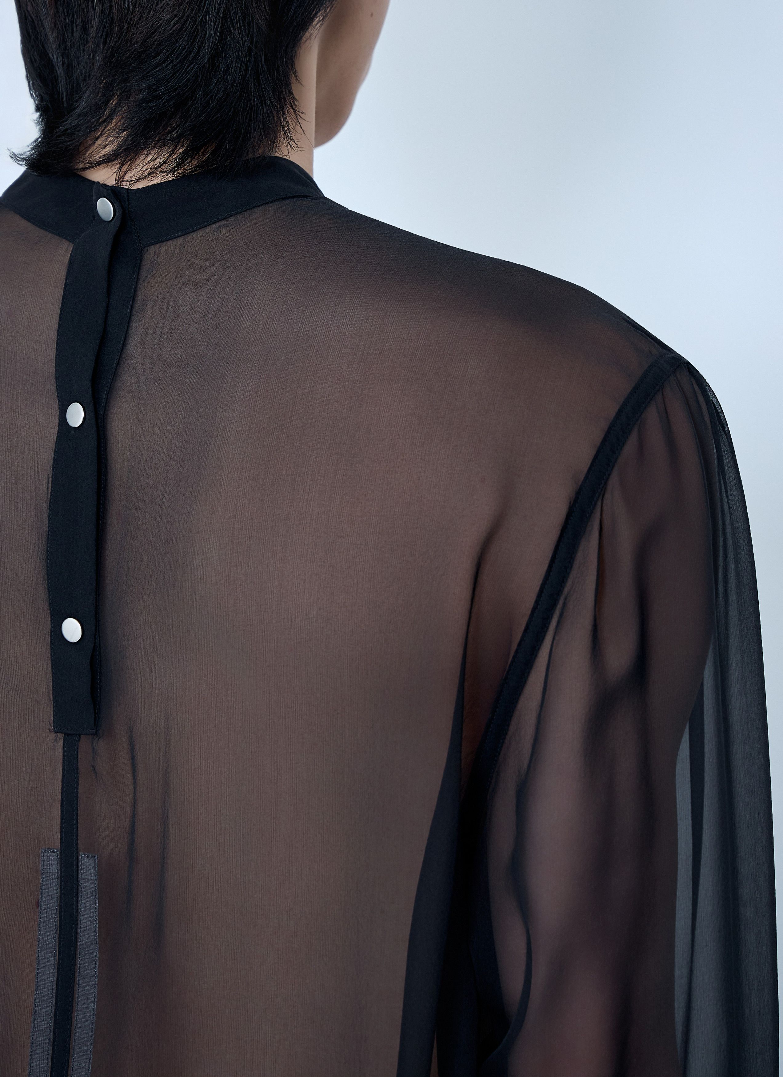 Rick Owens Sheer Panel Shirt Size US XL / EU 56 / 4 - 6 Thumbnail