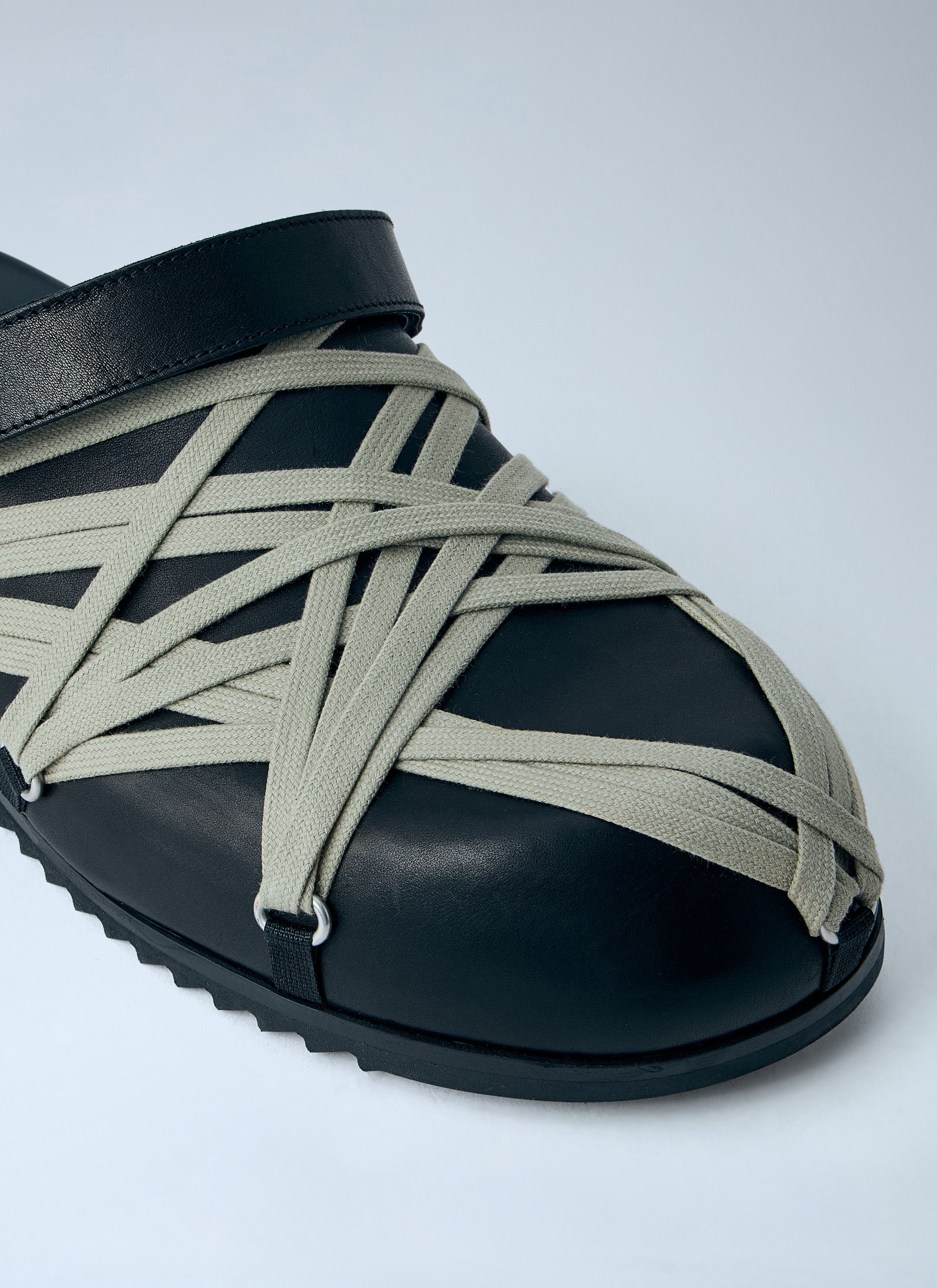 Rick Owens Megalace Mule Granola Flats Size US 13 / EU 46 - 3 Thumbnail