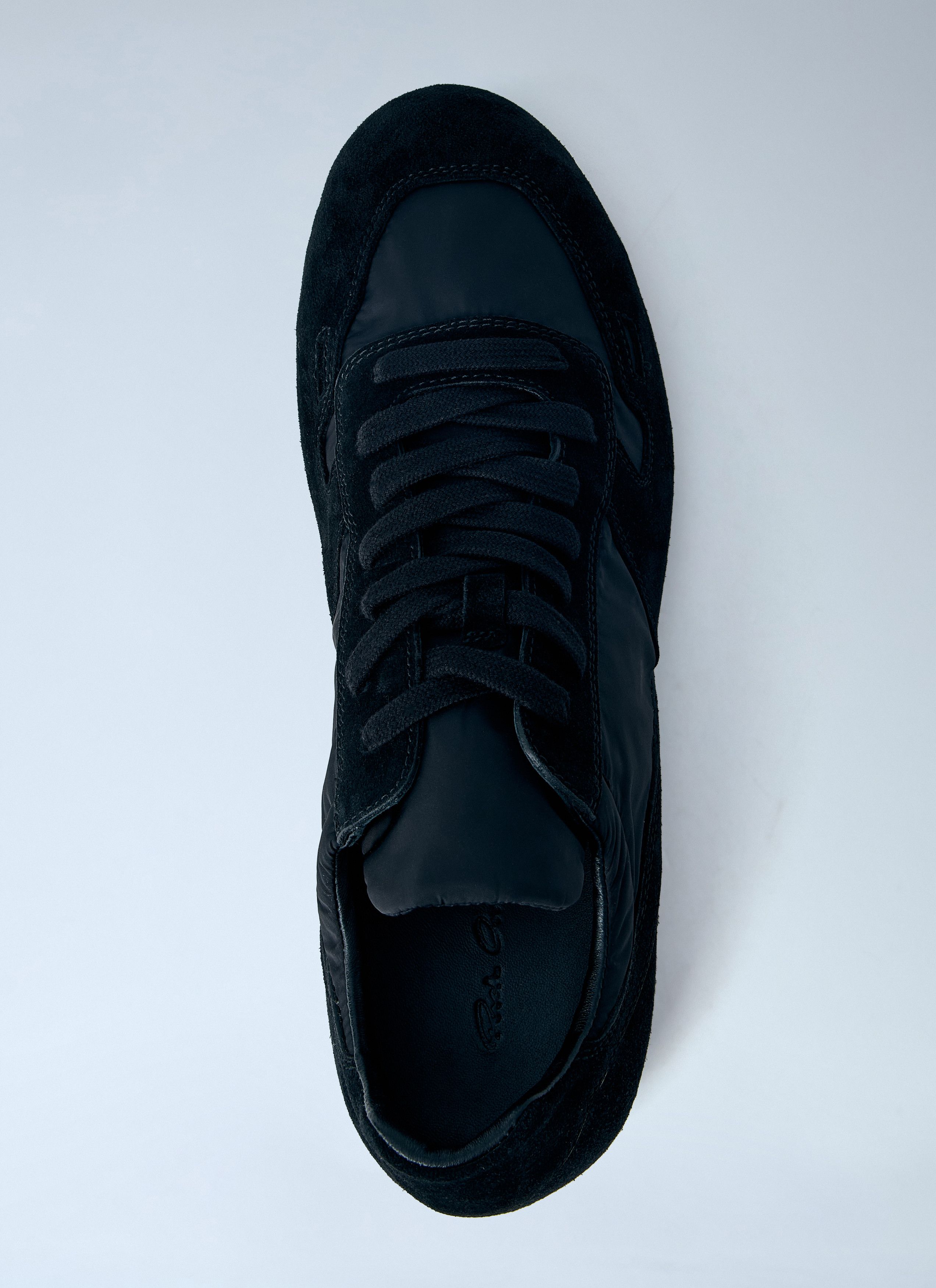Rick Owens Minimal Suede-Trimmed Sneakers Size US 8 / EU 41 - 6 Thumbnail
