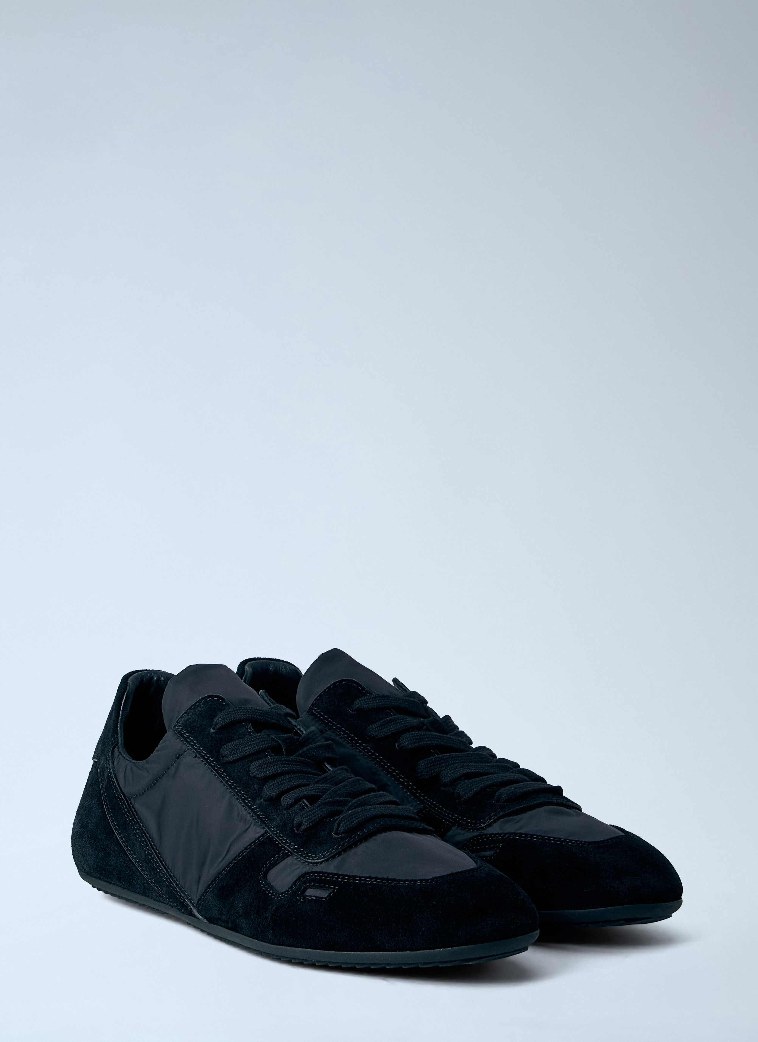 Rick Owens Minimal Suede-Trimmed Sneakers Size US 12 / EU 45 - 2 Thumbnail