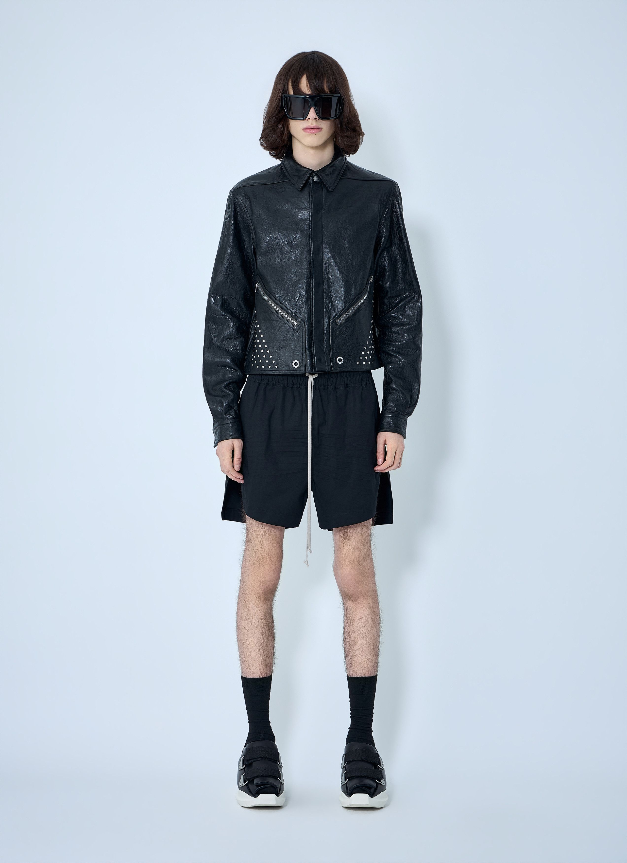 Rick Owens Studded Leather Jacket Size US M / EU 48-50 / 2 - 2 Thumbnail