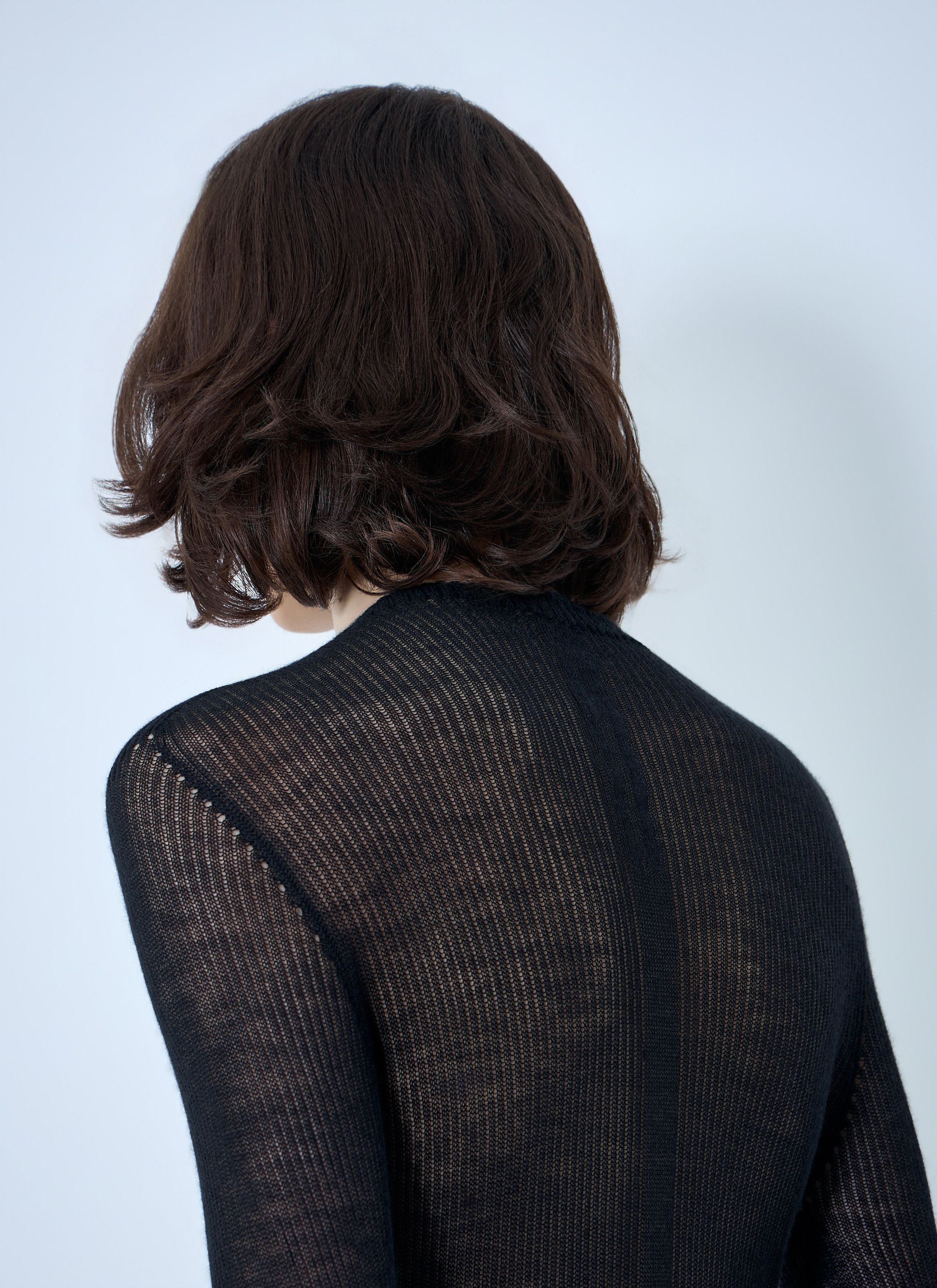 Rick Owens Sheer Knit Long Sleeve Top Size US S / EU 44-46 / 1 - 6 Thumbnail