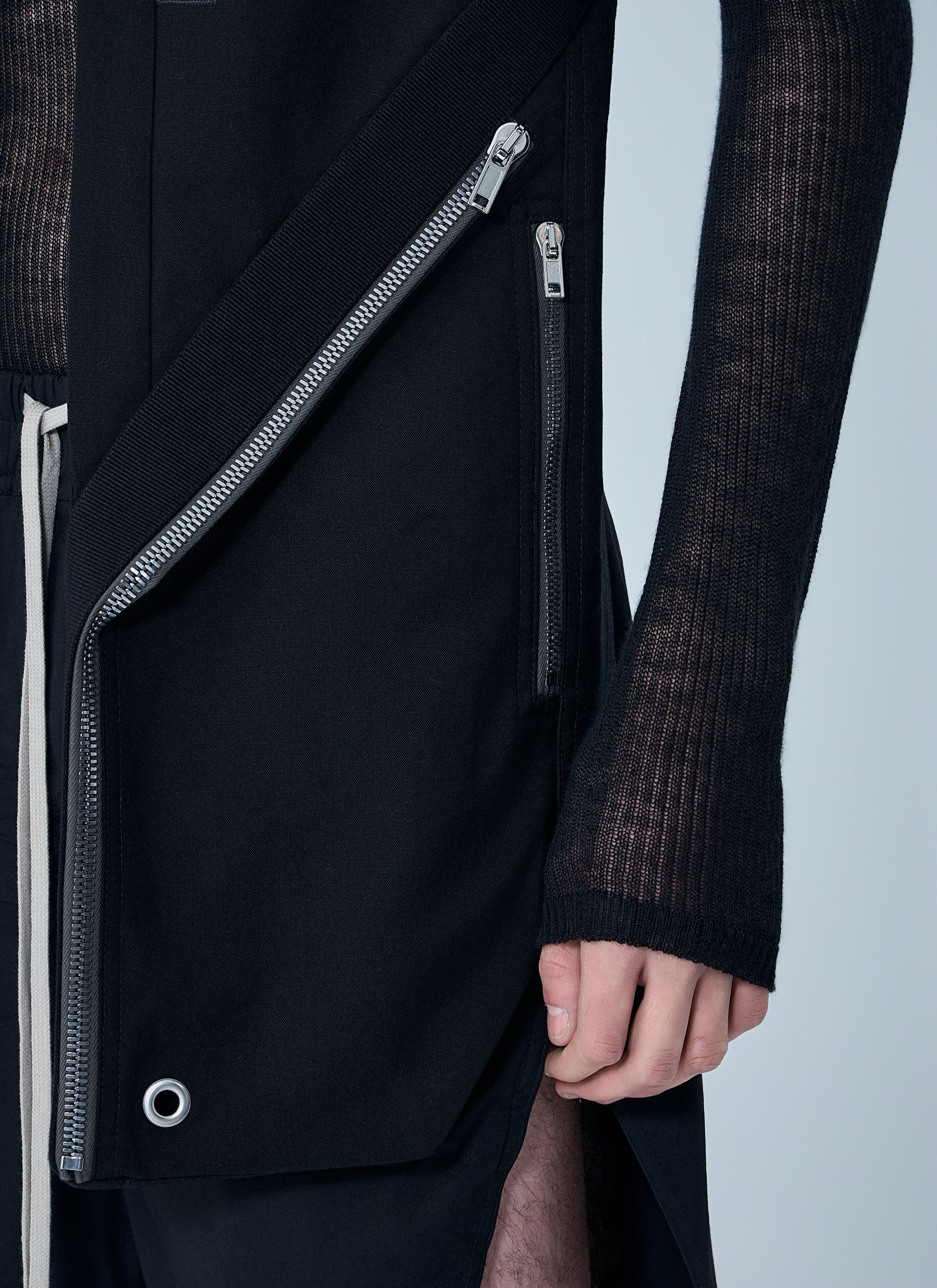 Rick Owens Asymmetric Zip Detail Vest Size US M / EU 48-50 / 2 - 5 Thumbnail