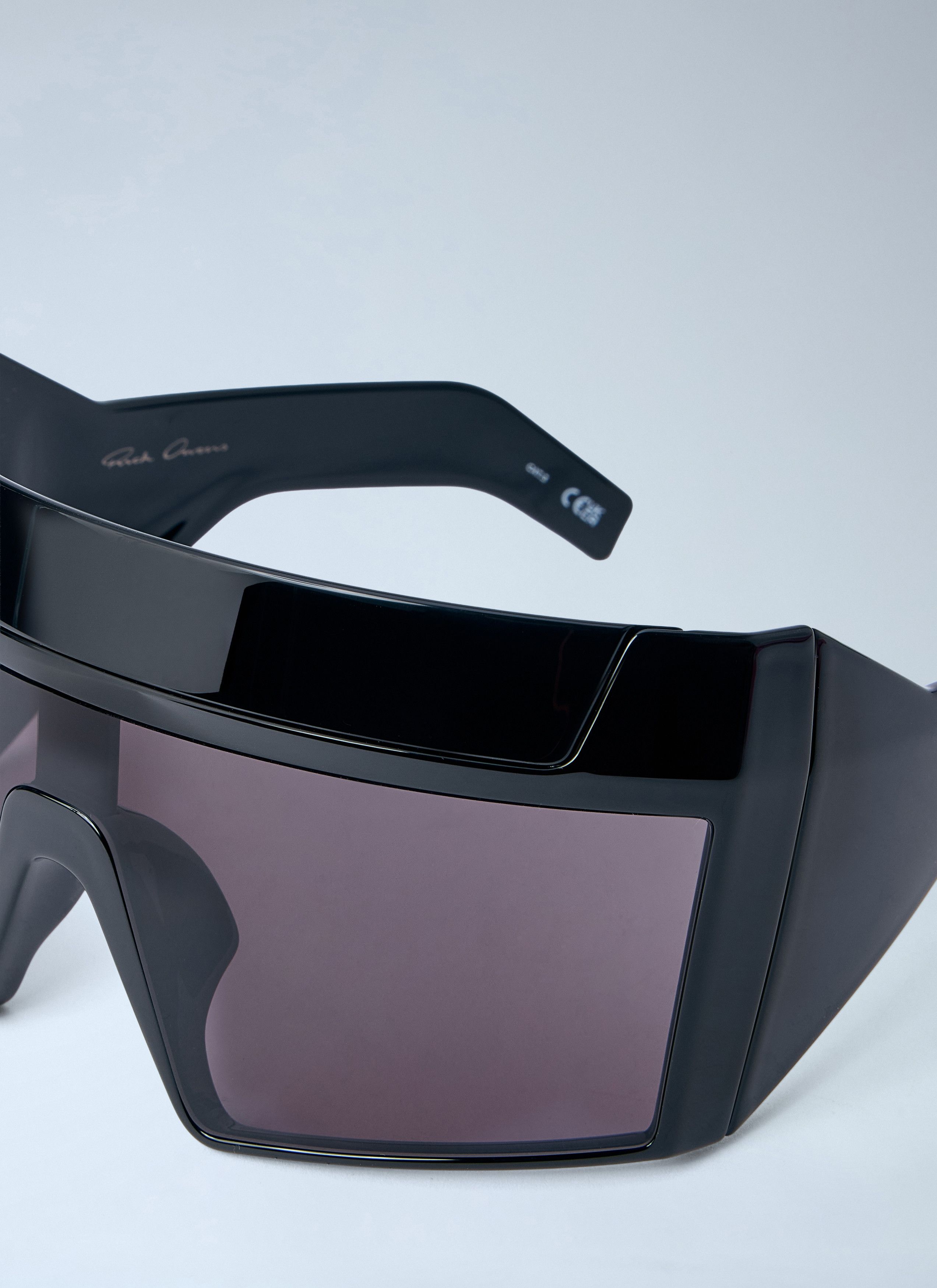 Rick Owens Shield-Frame Sunglasses Size ONE SIZE - 5 Thumbnail