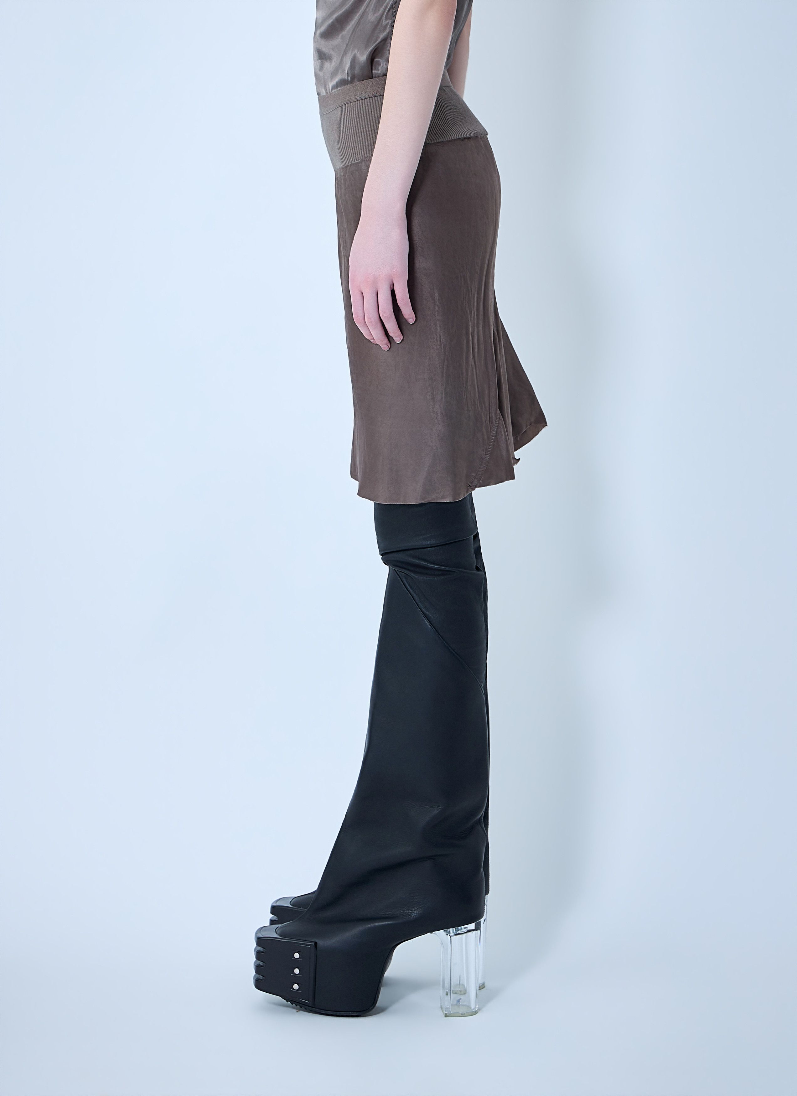 Rick Owens A Line Bias Skirt Size 28" / US 6 / IT 42 - 3 Thumbnail