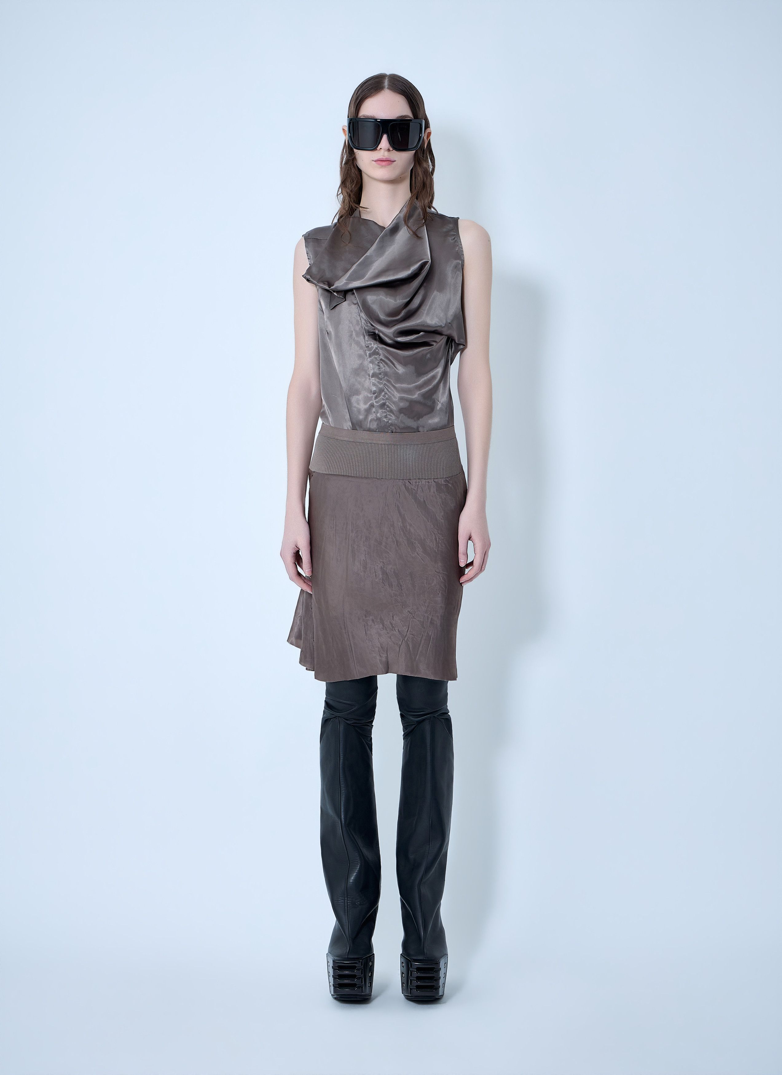 Rick Owens A Line Bias Skirt Size 28" / US 6 / IT 42 - 2 Thumbnail