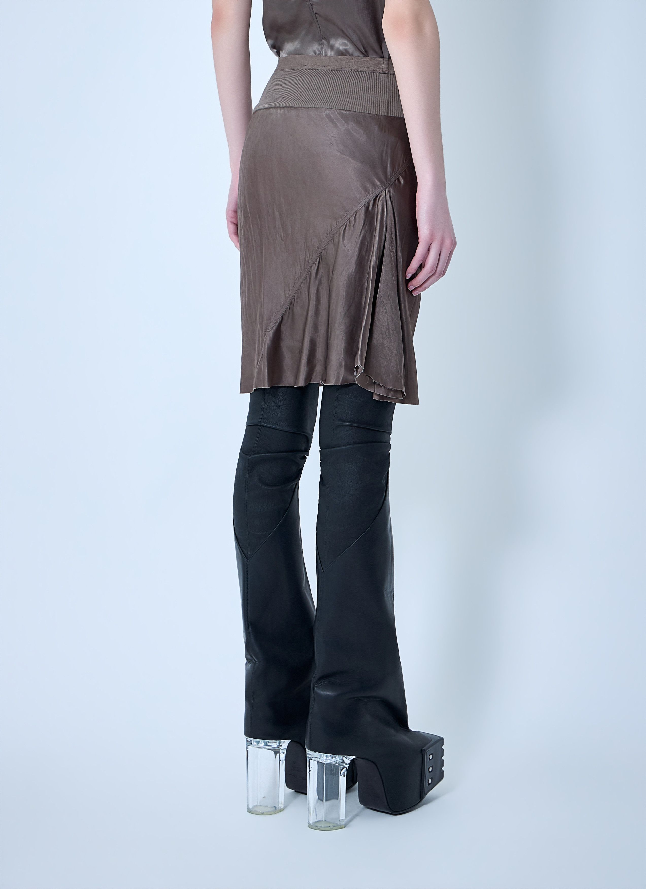 Rick Owens A Line Bias Skirt Size 30" / US 8 / IT 44 - 4 Thumbnail
