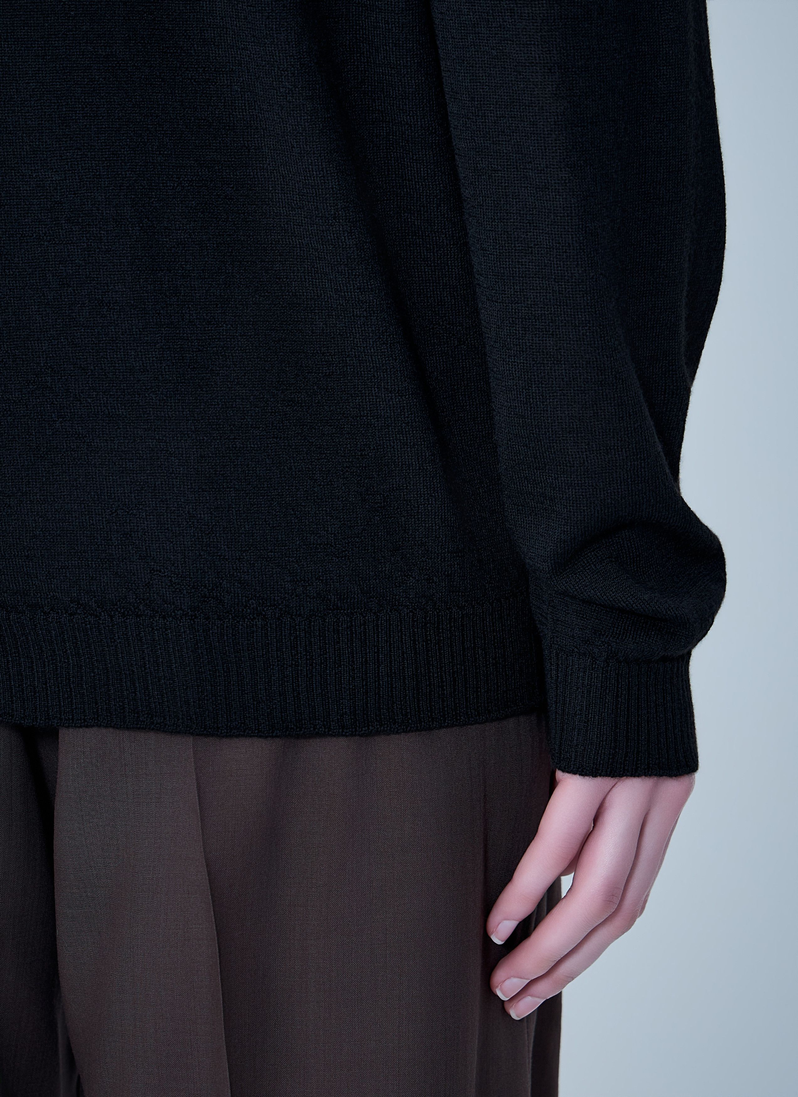 Rick Owens V Neck Pull Knit Size XS / US 0-2 / IT 36-38 - 6 Thumbnail