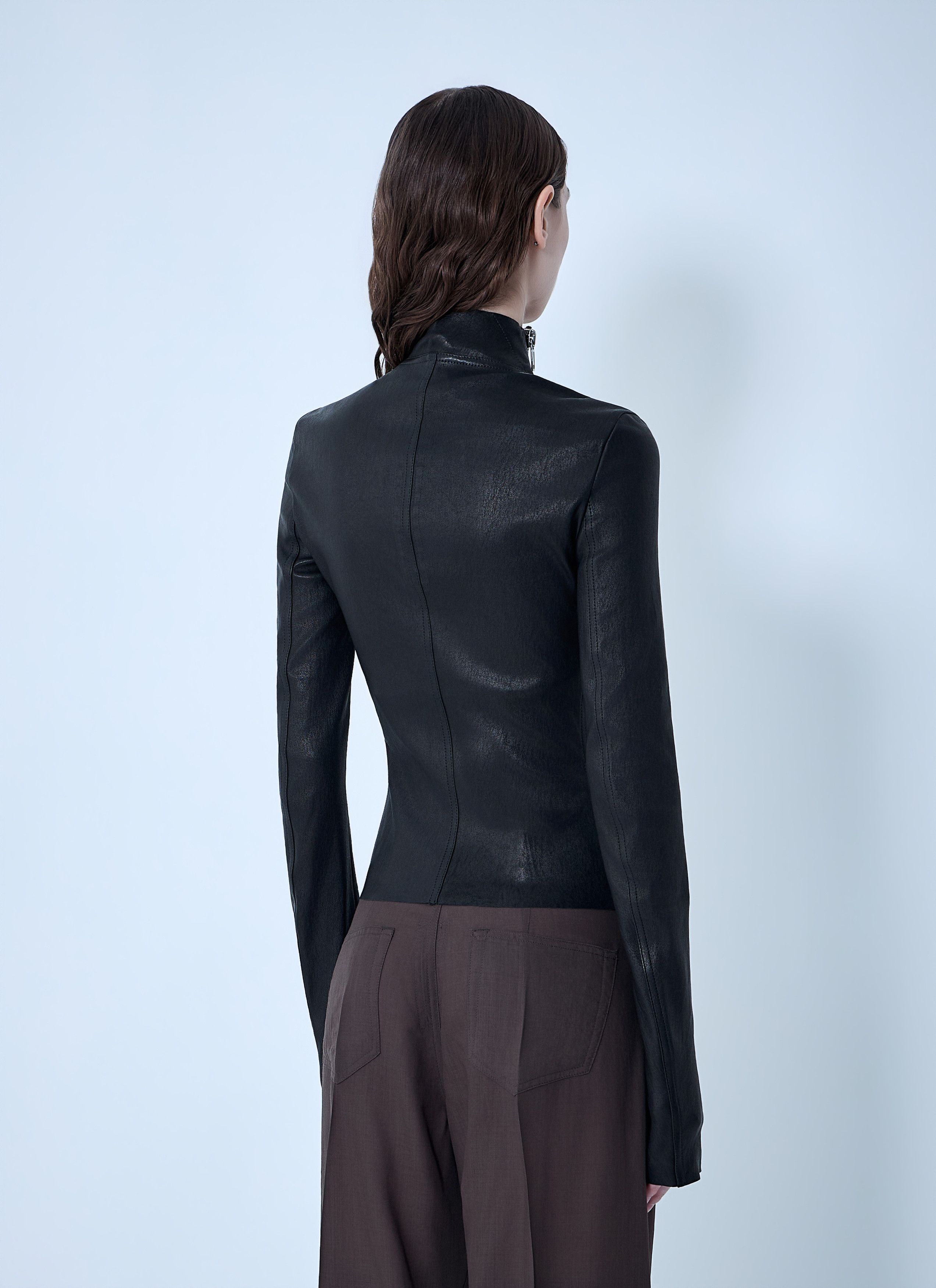 Rick Owens Gary Leather Jacket Size M / US 6-8 / IT 42-44 - 4 Thumbnail
