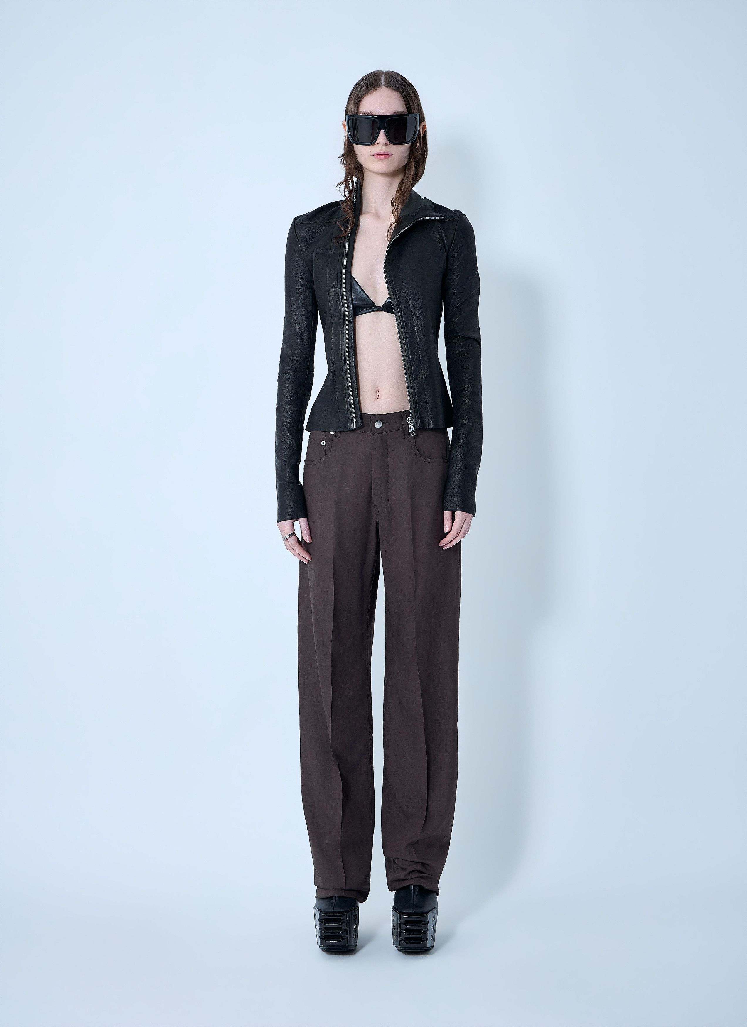 Rick Owens Gary Leather Jacket Size M / US 6-8 / IT 42-44 - 2 Thumbnail