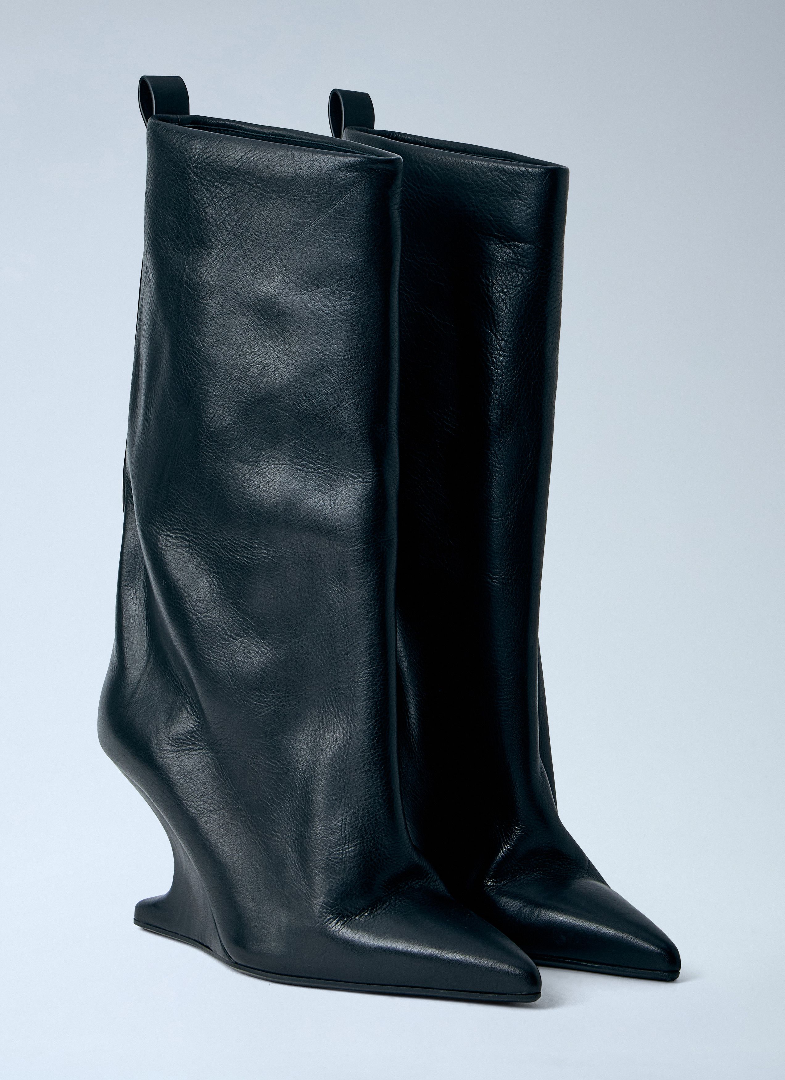 Rick Owens Cantilever 8 Sharp Flared Boots Size US 8 / IT 38 - 2 Thumbnail