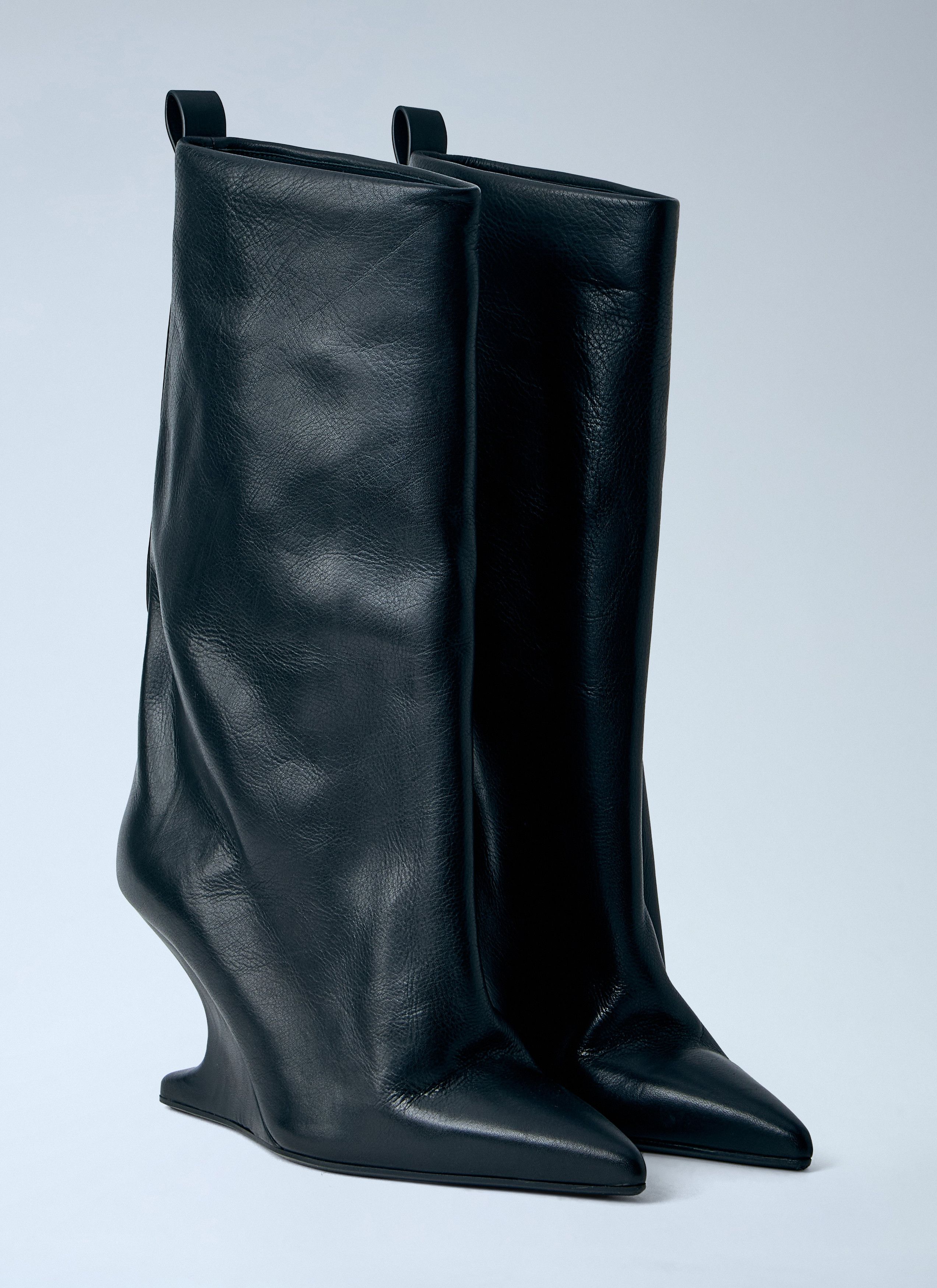 Rick Owens Cantilever 8 Sharp Flared Boots Size US 10 / IT 40 - 2 Thumbnail