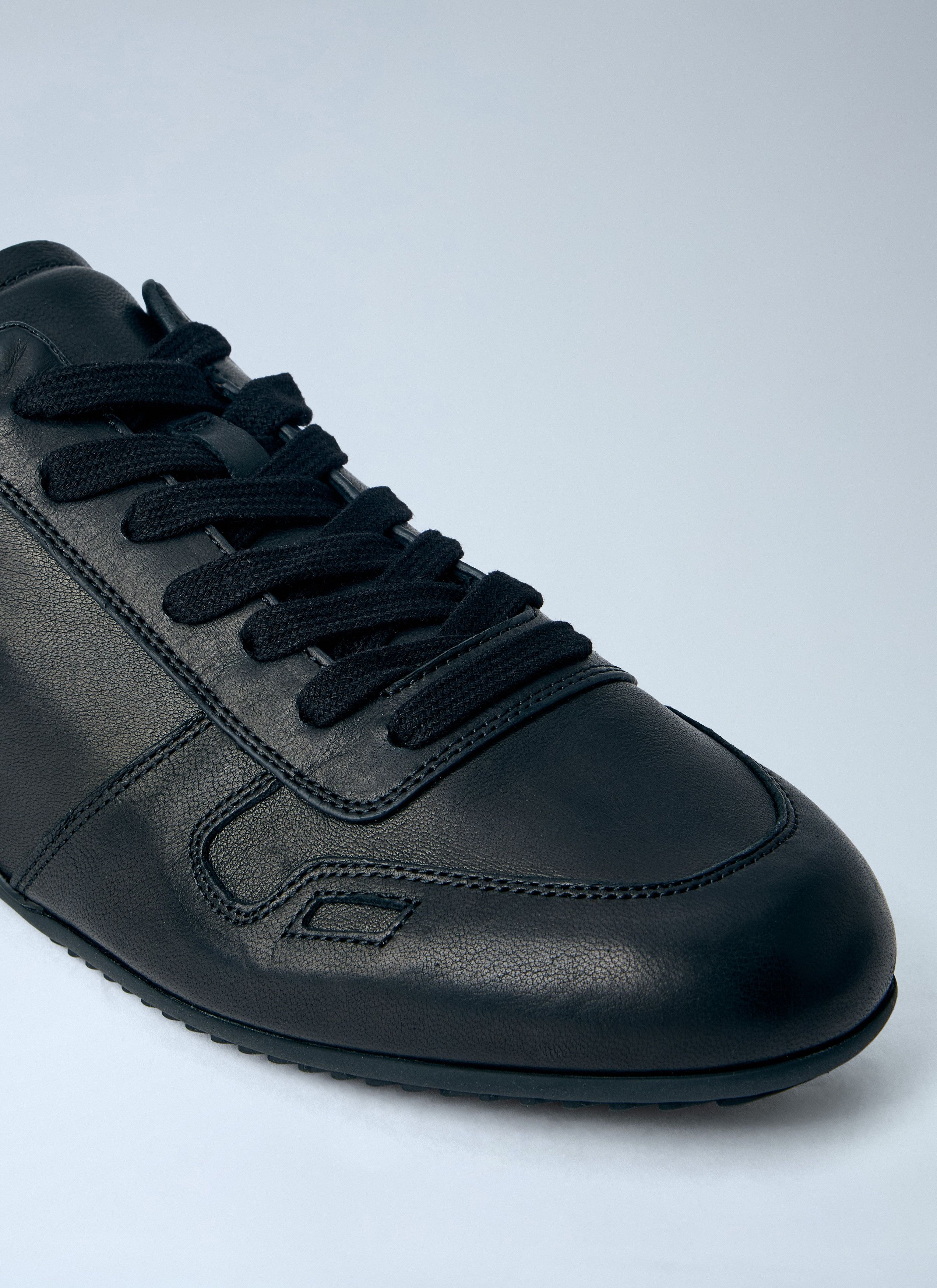 Rick Owens Minimal Leather Sneakers Size US 11 / IT 41 - 3 Thumbnail