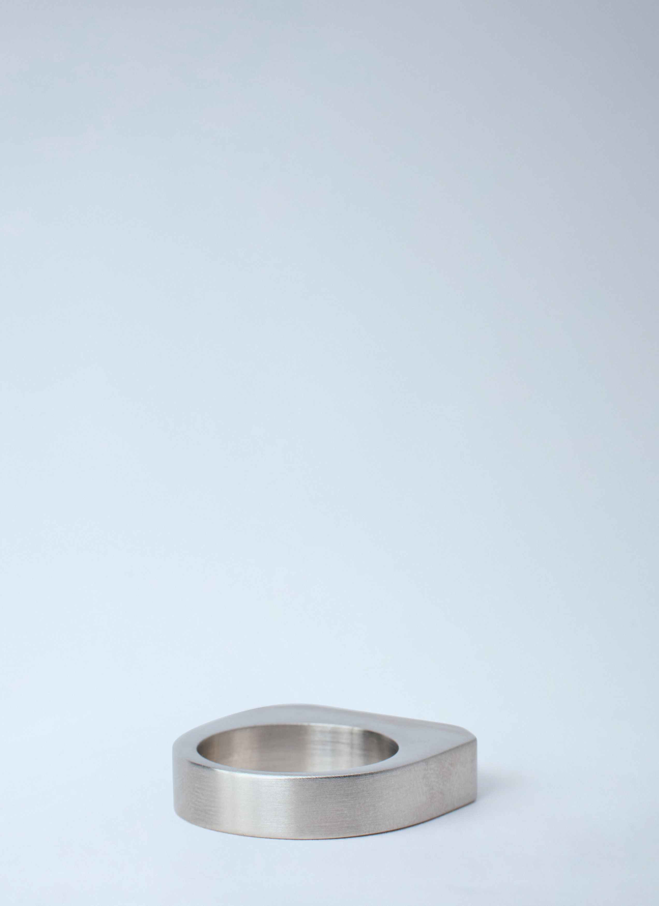 Rick Owens Pyramid Palladium Brass Ring Size ONE SIZE - 3 Thumbnail