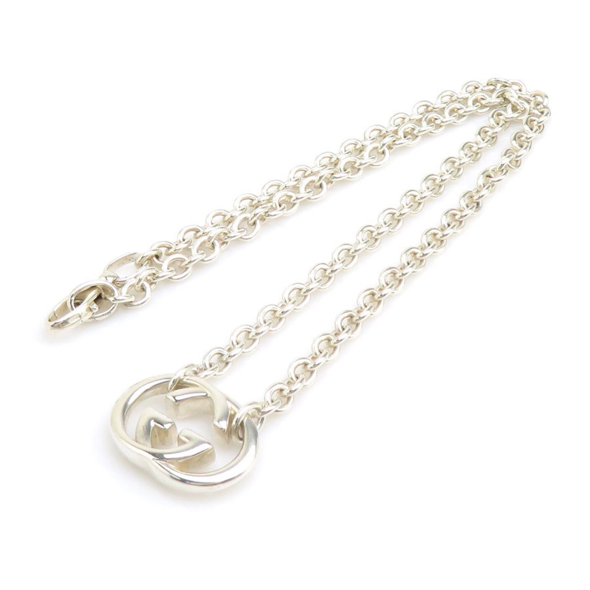 Gucci Gucci necklace, Interlocking G design, 925 sterling silver, men's and women's, e61917j Size ONE SIZE - 11 Thumbnail