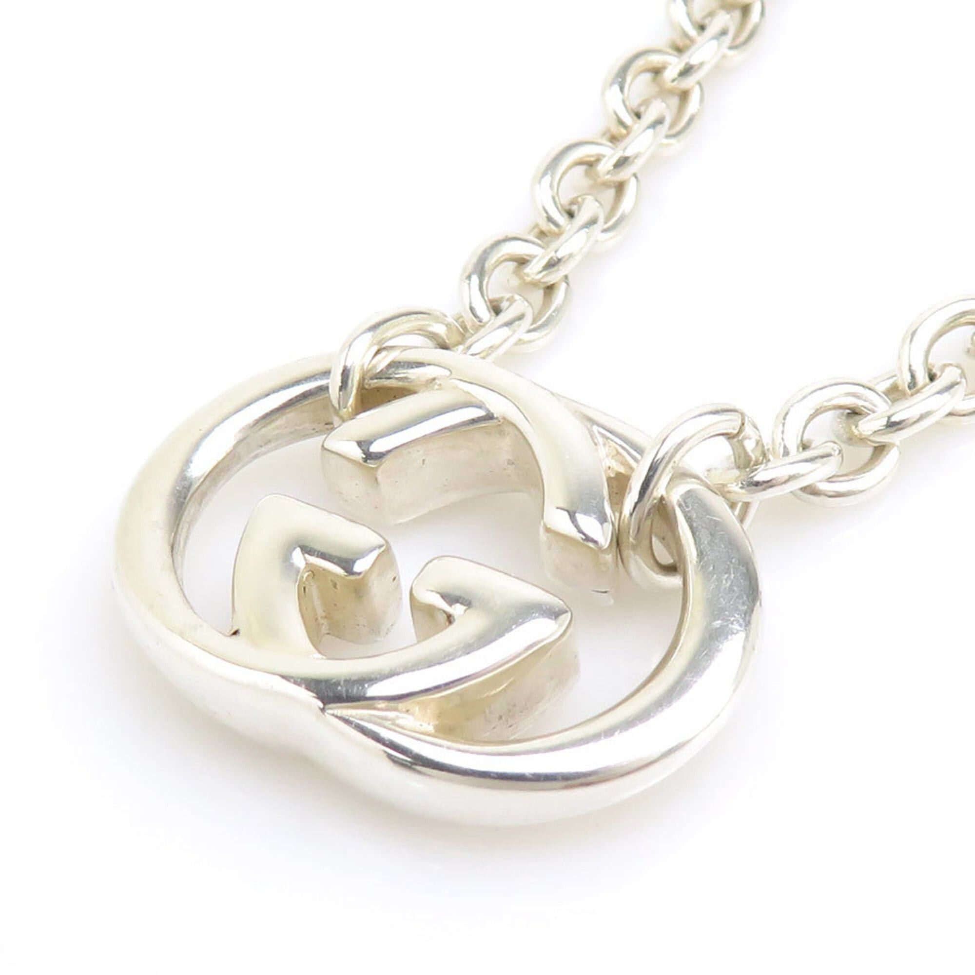 Gucci Gucci necklace, Interlocking G design, 925 sterling silver, men's and women's, e61917j Size ONE SIZE - 5 Thumbnail