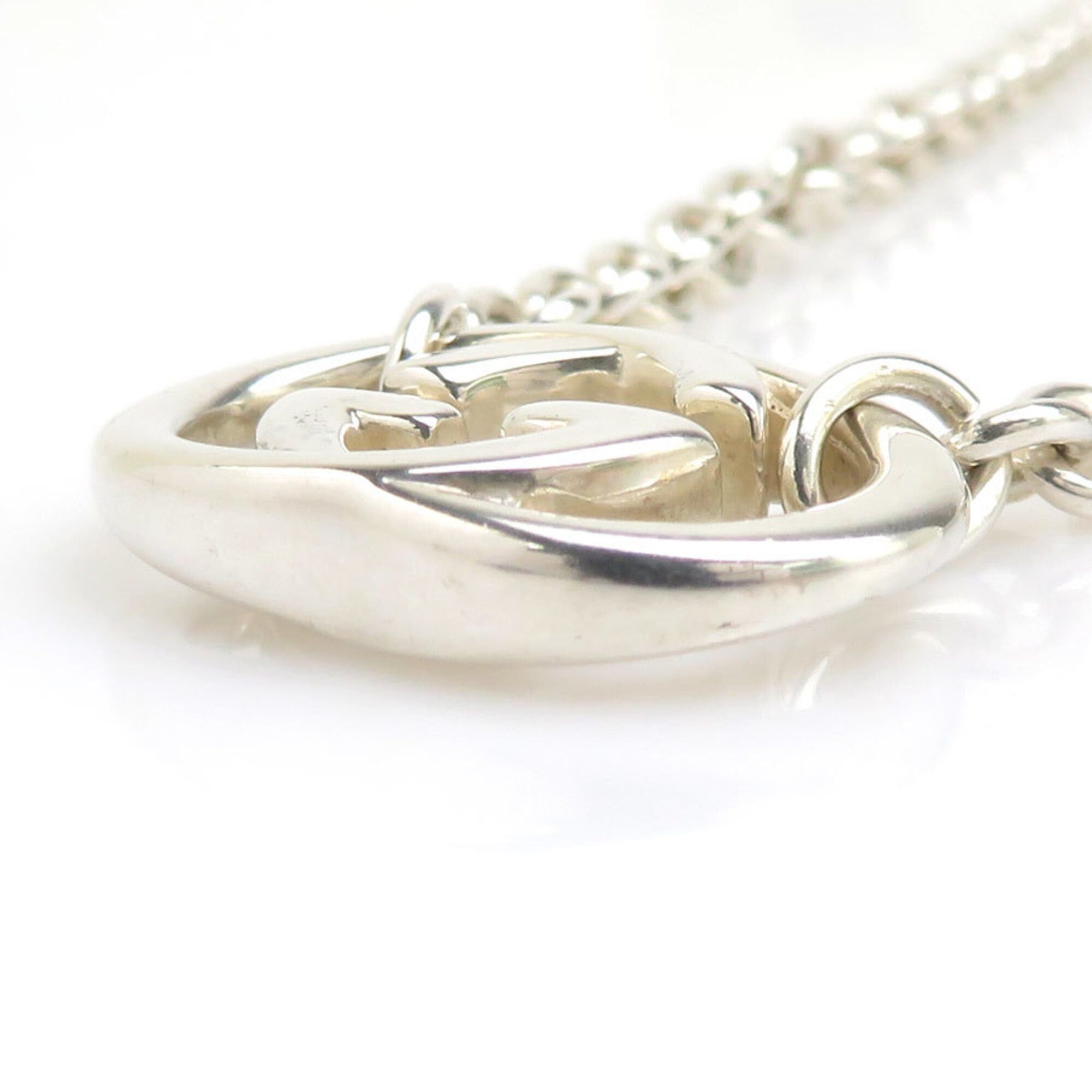 Gucci Gucci necklace, Interlocking G design, 925 sterling silver, men's and women's, e61917j Size ONE SIZE - 4 Thumbnail