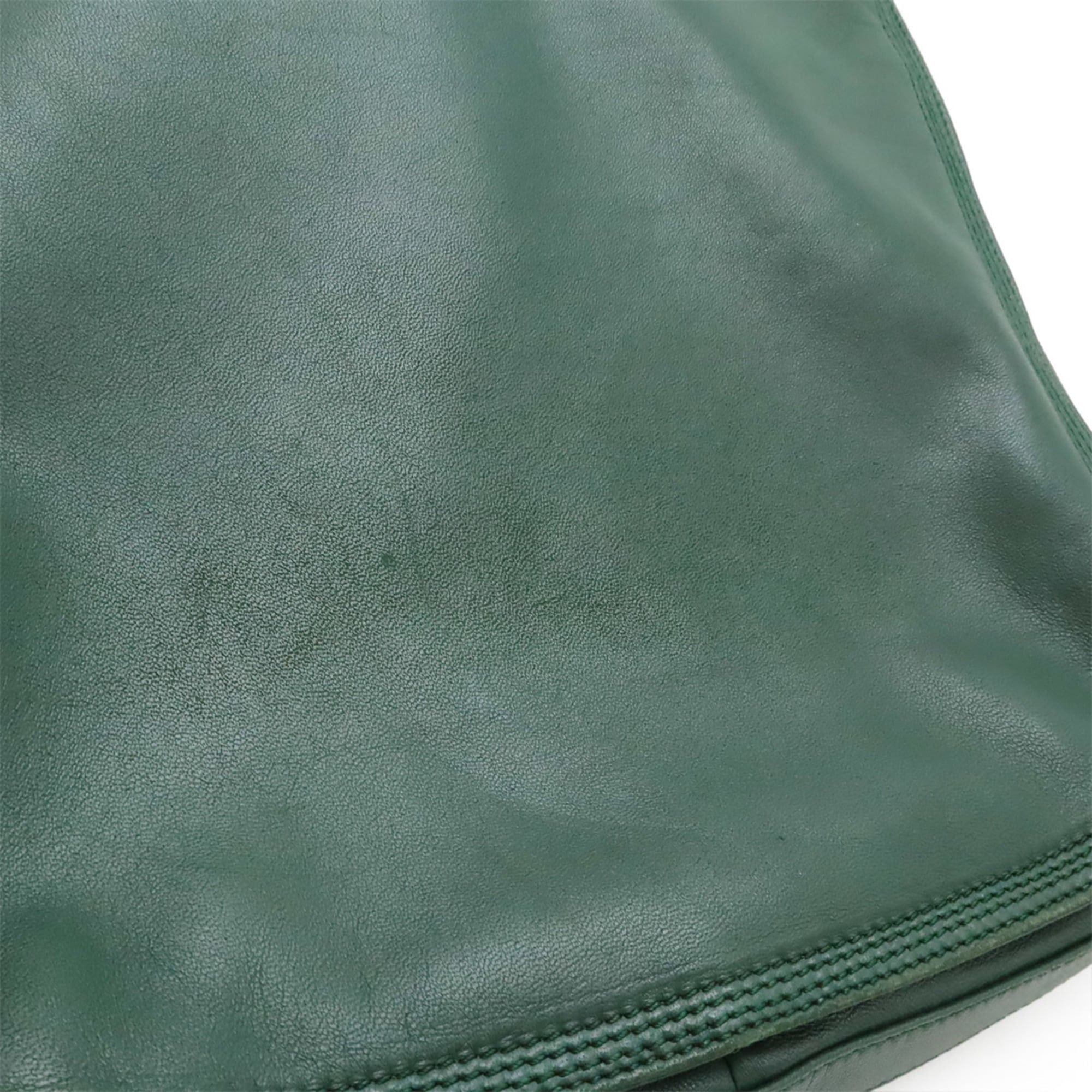 Loewe LOEWE Flamenco Anagram Shoulder Bag, Nappa Leather, Green Size ONE SIZE - 10 Thumbnail