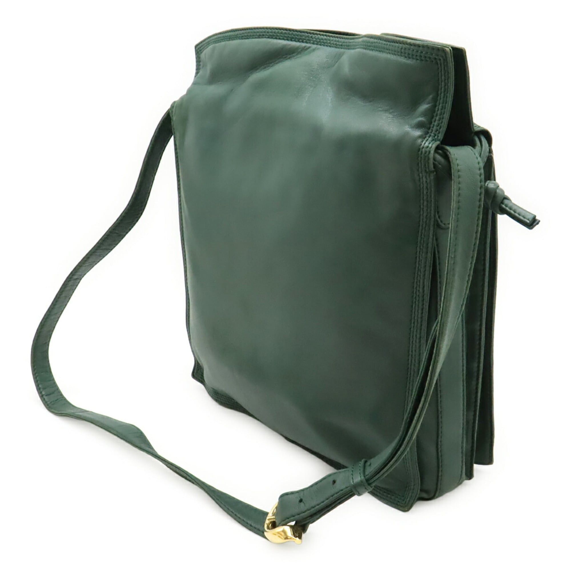 Loewe LOEWE Flamenco Anagram Shoulder Bag, Nappa Leather, Green Size ONE SIZE - 3 Thumbnail