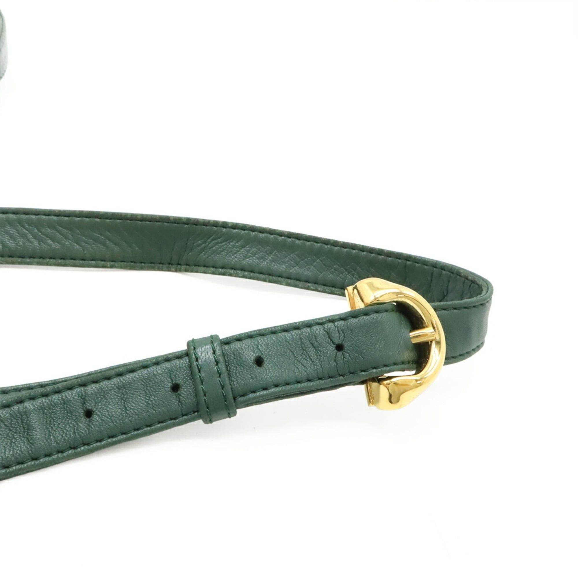 Loewe LOEWE Flamenco Anagram Shoulder Bag, Nappa Leather, Green Size ONE SIZE - 6 Thumbnail