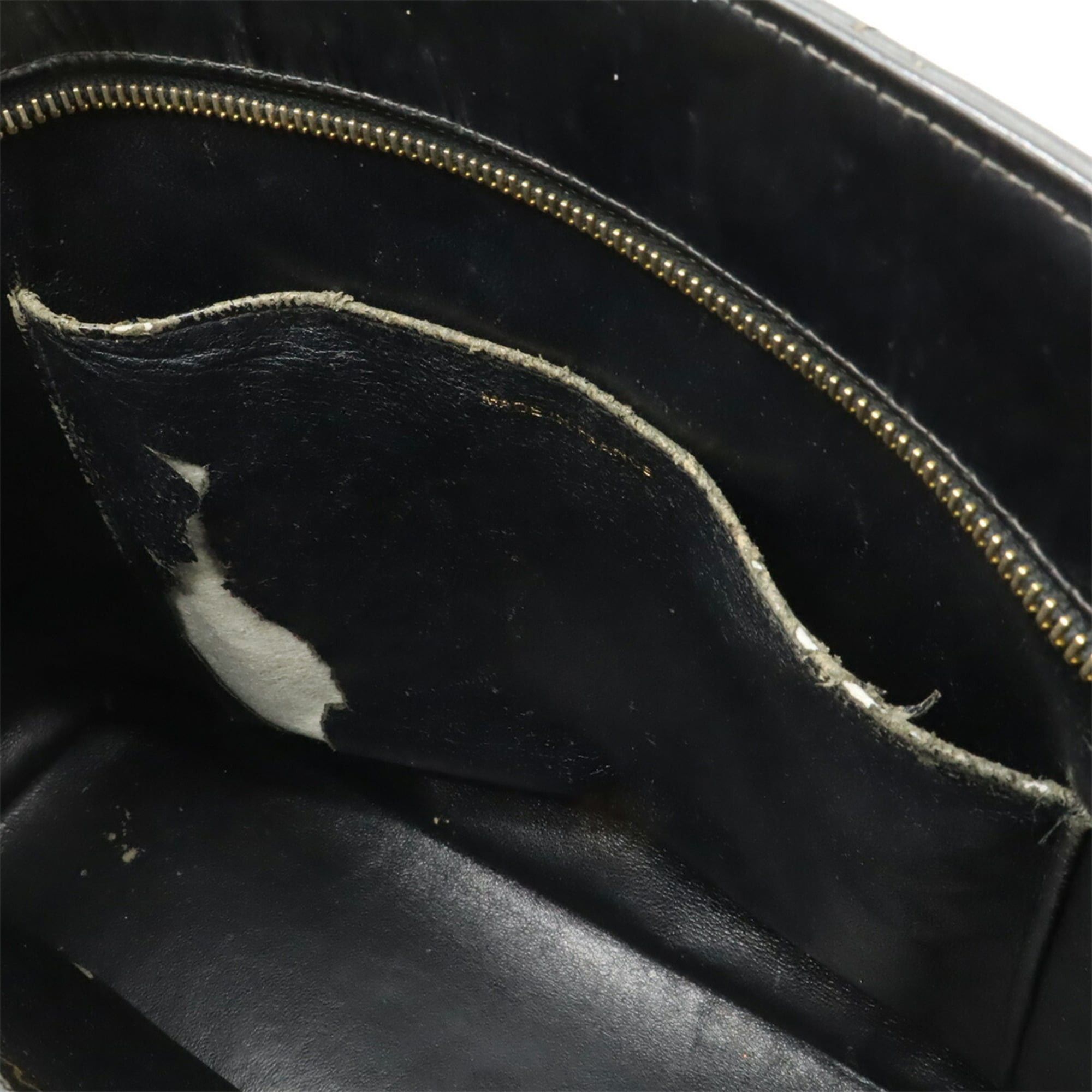 Chanel CHANEL Matelassé Coco Mark Reissue Tote Bag Shoulder Enamel Patent Leather Black A01804 Size ONE SIZE - 8 Thumbnail