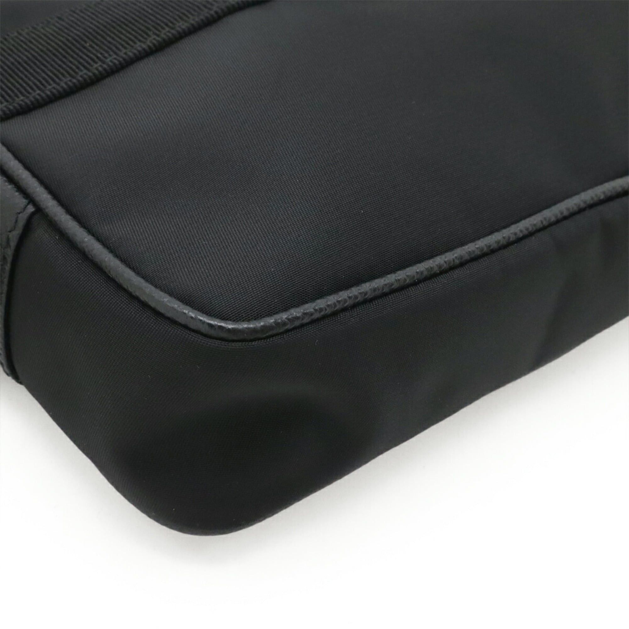 Salvatore Ferragamo Salvatore Ferragamo Vara Ribbon Shoulder Bag, Nylon, Black, AU-22 0353 Size ONE SIZE - 4 Thumbnail
