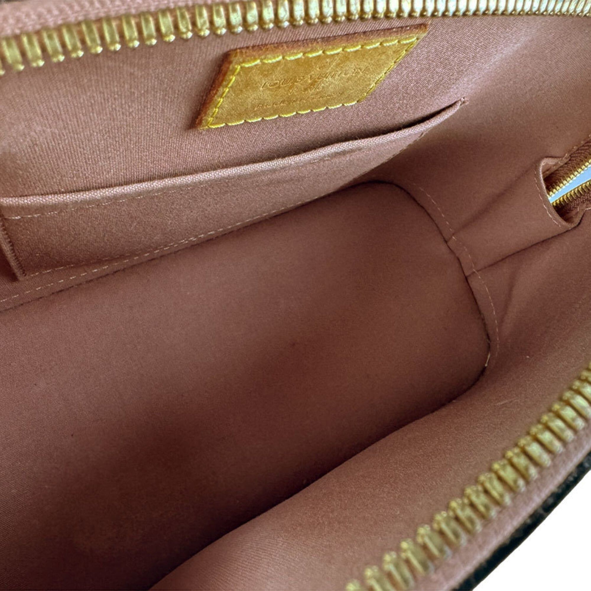 Louis Vuitton Louis Vuitton Alma BB Monogram Vernis Handbag, Rose Velour, Women's, M91585 z9768 Size ONE SIZE - 5 Thumbnail