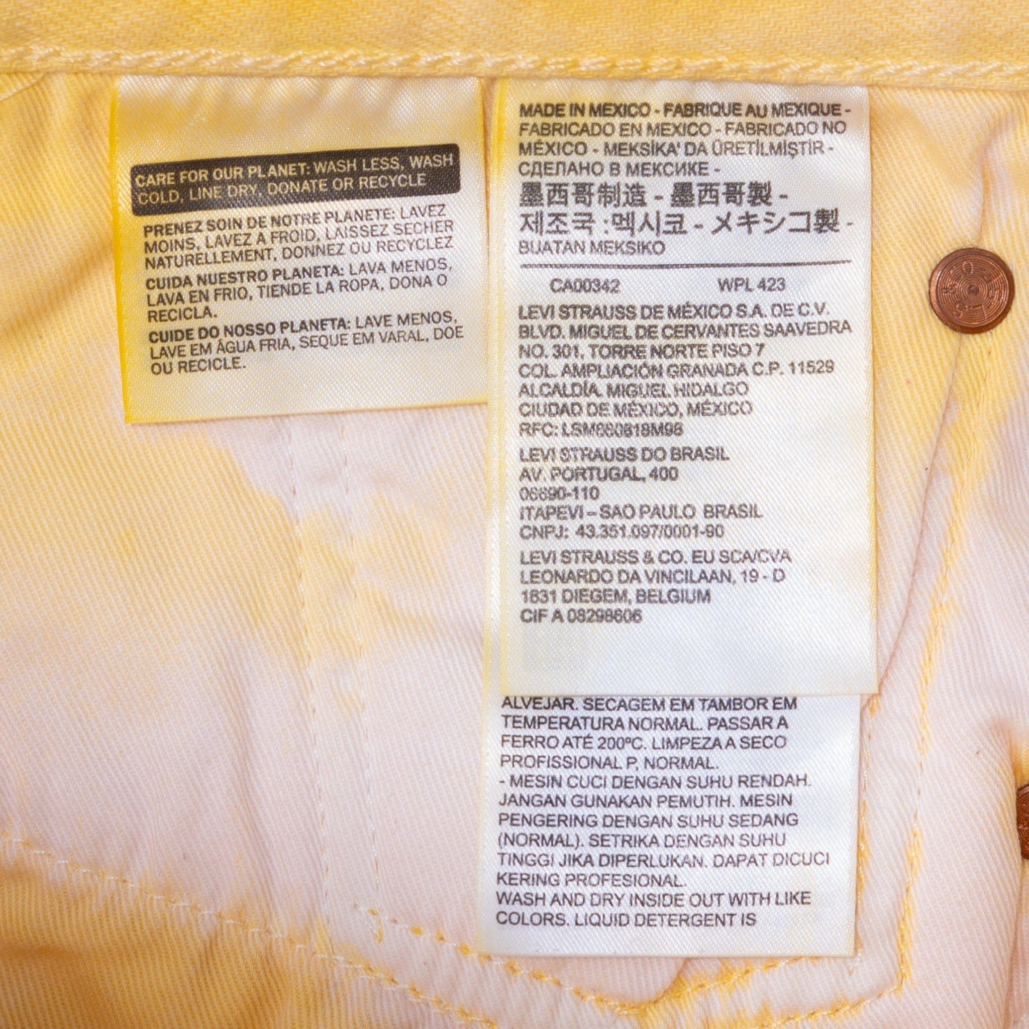 DENIM TEARS X Bstroy Gradient Jeans Yellow Orange Size US 30 / EU 46 - 5 Thumbnail