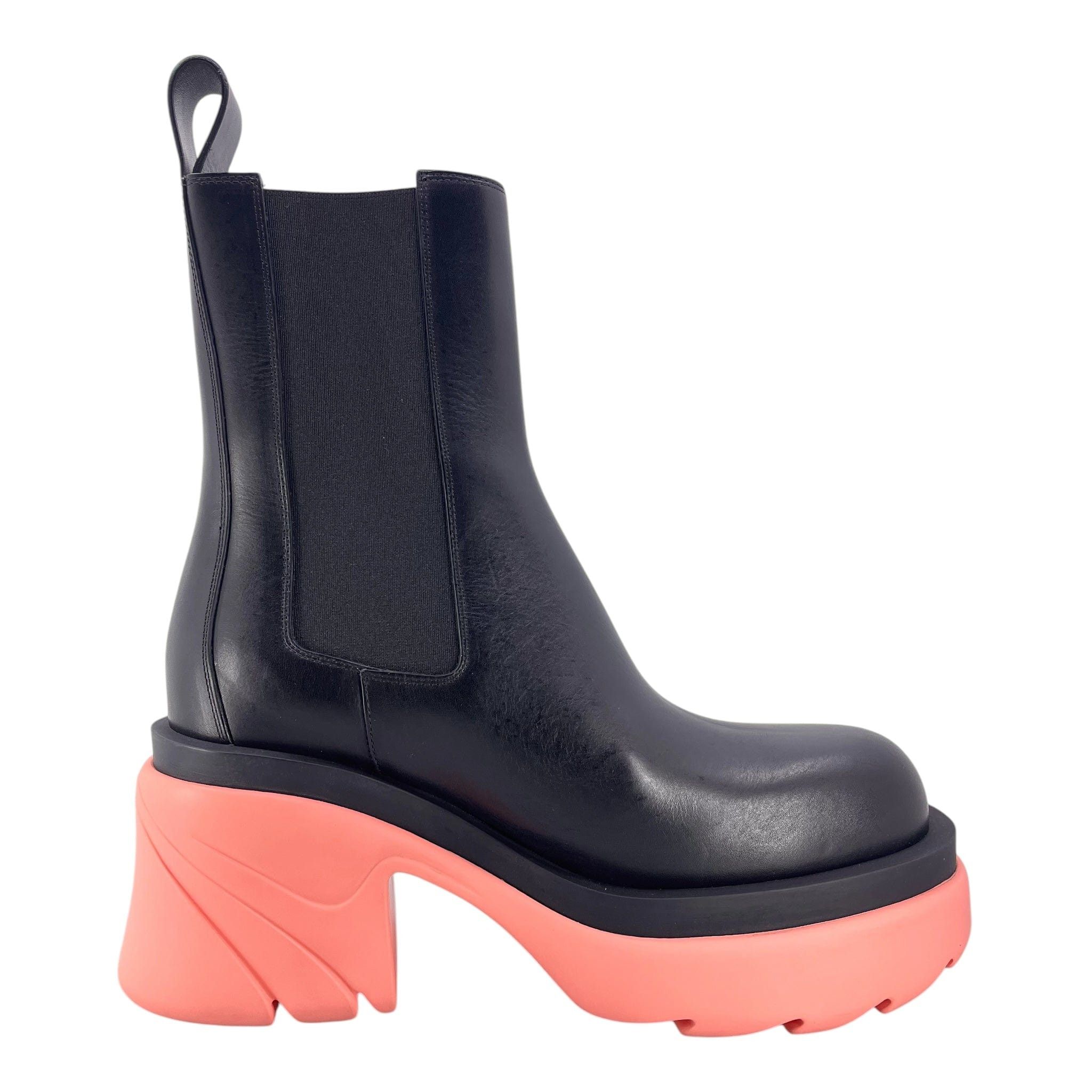 Bottega Veneta Flash Boots Black/Flamingo Size US 10 / IT 40 - 4 Thumbnail