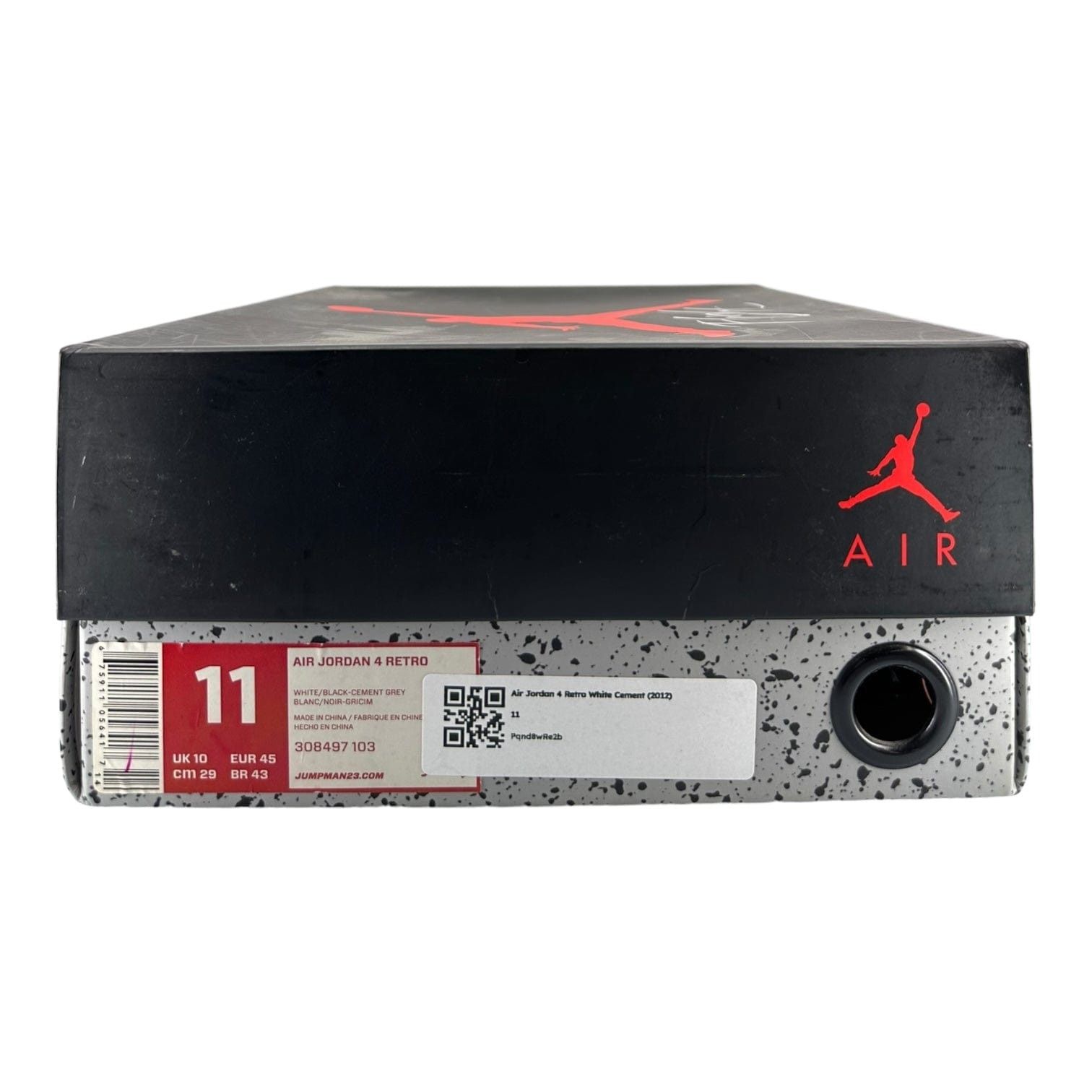 Nike 4 Retro White Cement (2012) Size US 11 / EU 44 - 8 Thumbnail