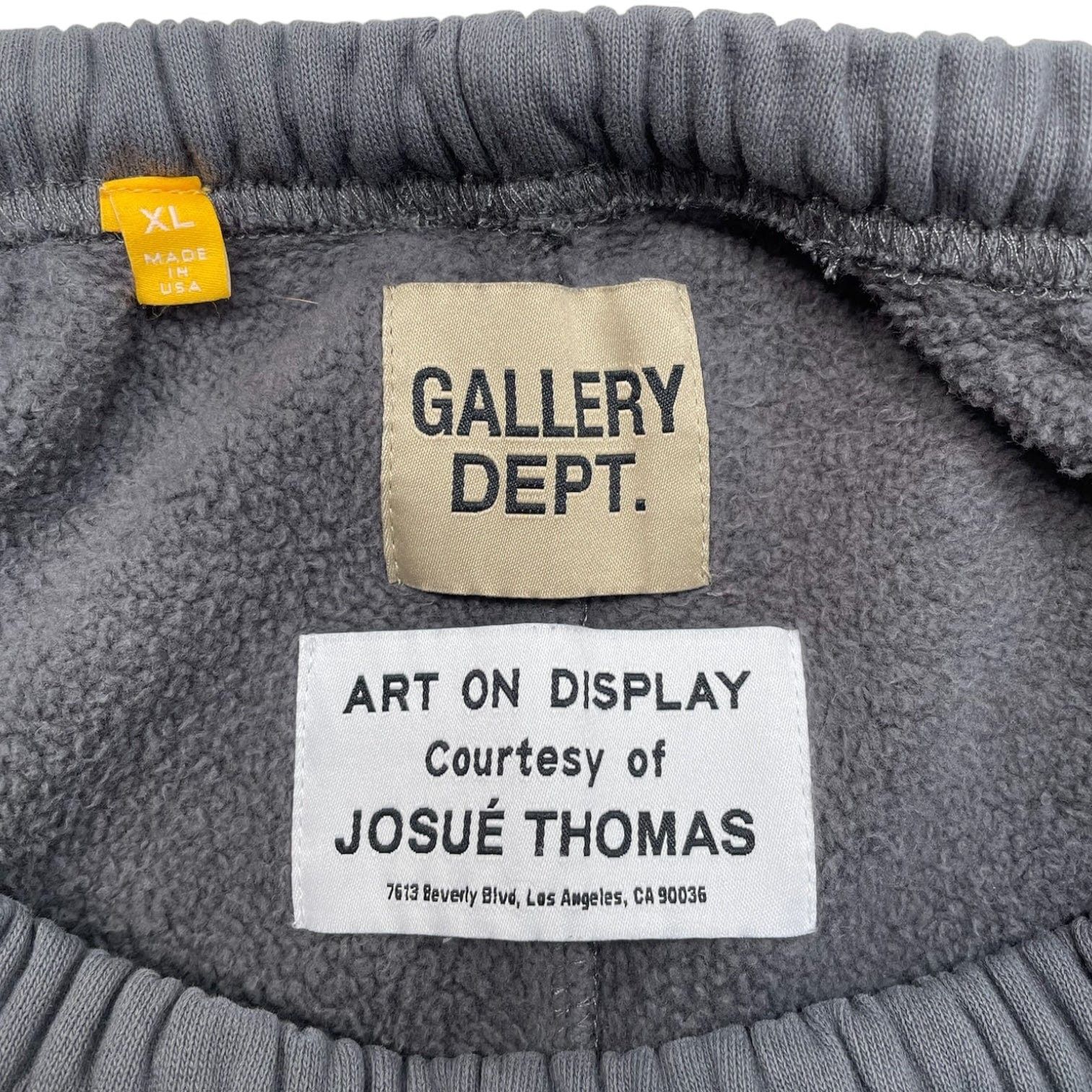 Gallery Dept. Gallery Department GD Logo Flare Sweatpants Charcoal Grey Size US 40 / EU 56 - 3 Thumbnail