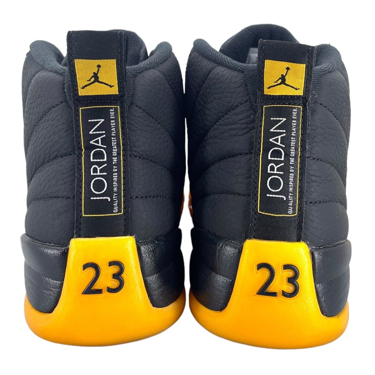 Nike 12 Retro Black University Gold Size US 10 / EU 43 - 6 Thumbnail