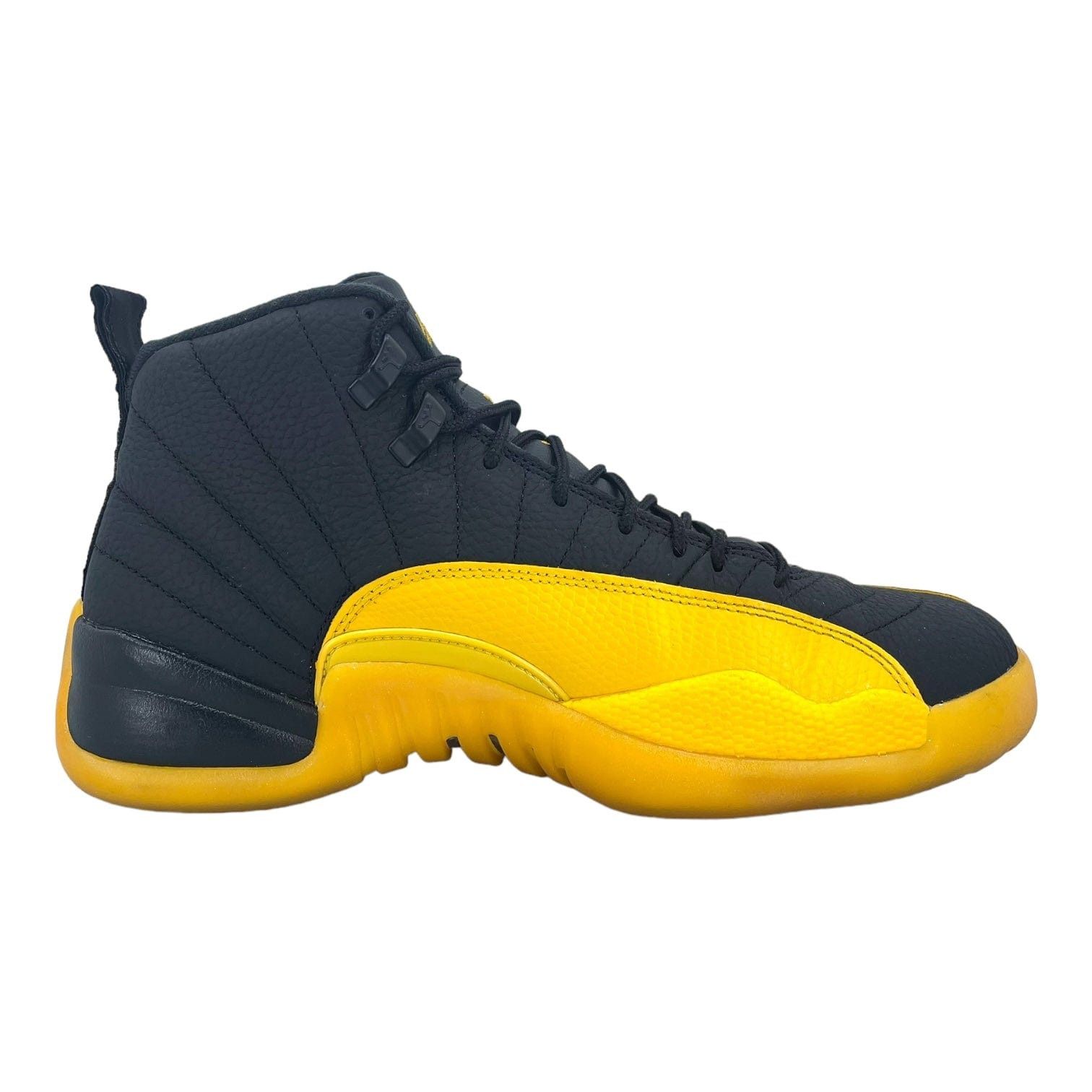 Nike 12 Retro Black University Gold Size US 10 / EU 43 - 4 Thumbnail
