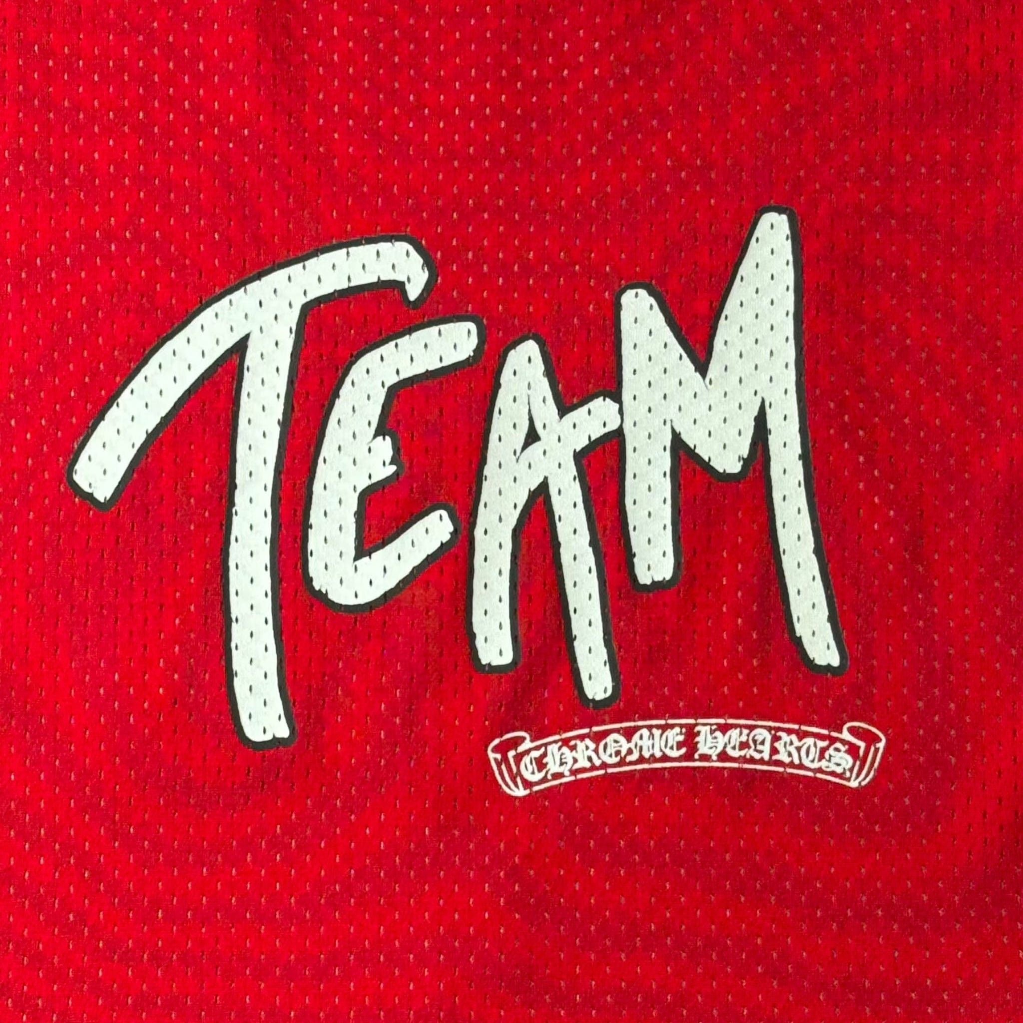 Chrome Hearts Form Reversible Warmup Basketball Jersey Red Size US L / EU 52-54 / 3 - 6 Thumbnail