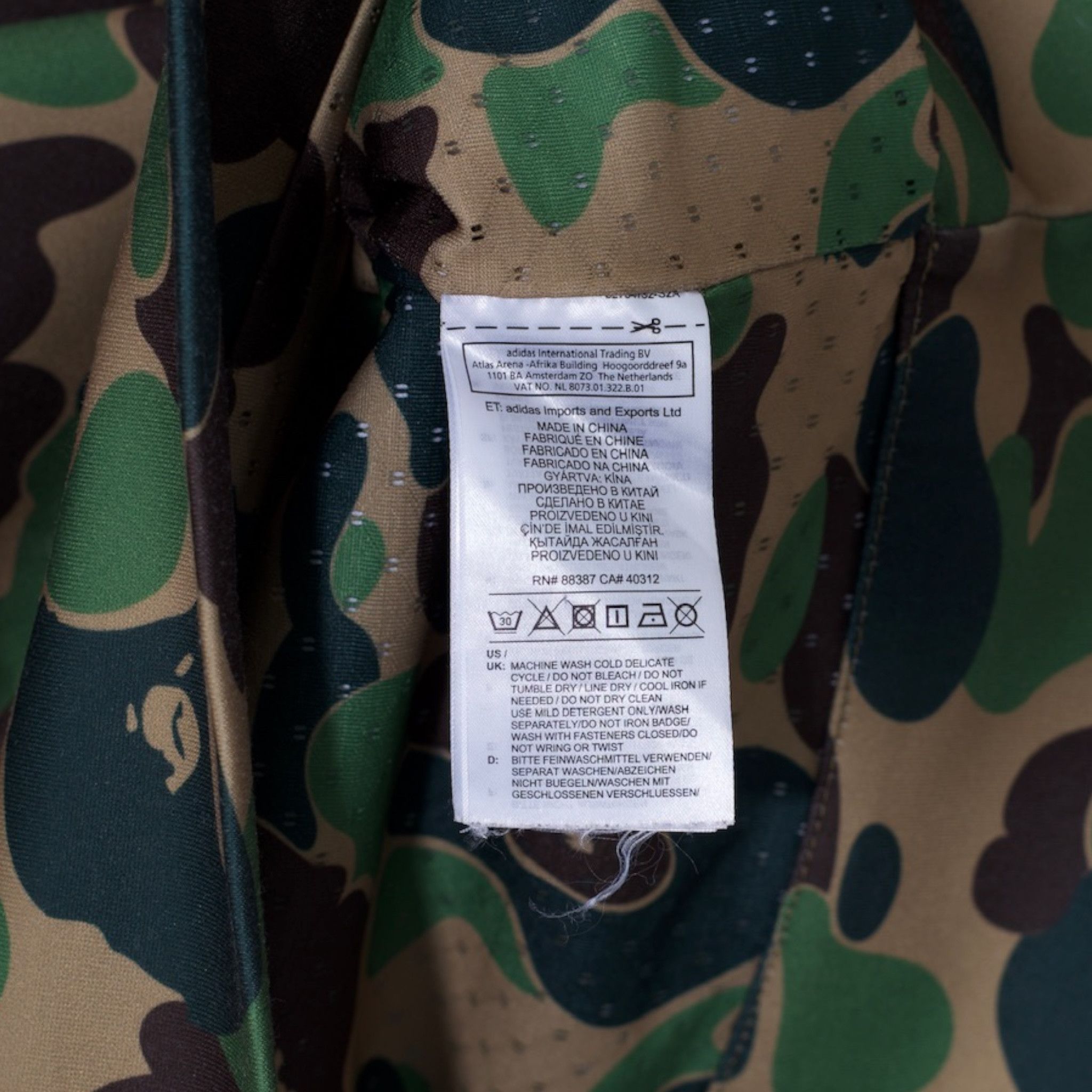 Bape x Adidas SB Shark Full Zip Hooded Sweatshirt Green Size US L / EU 52-54 / 3 - 5 Thumbnail