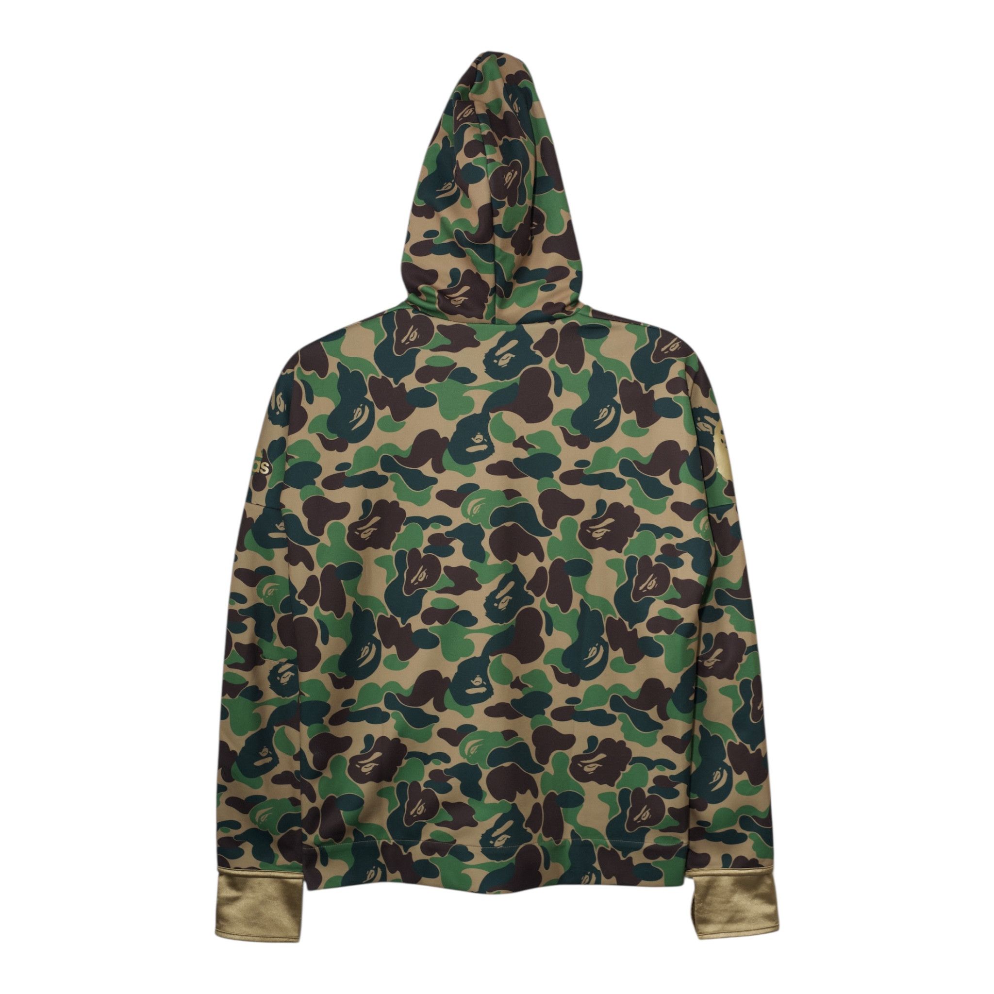 Bape x Adidas SB Shark Full Zip Hooded Sweatshirt Green Size US L / EU 52-54 / 3 - 3 Thumbnail