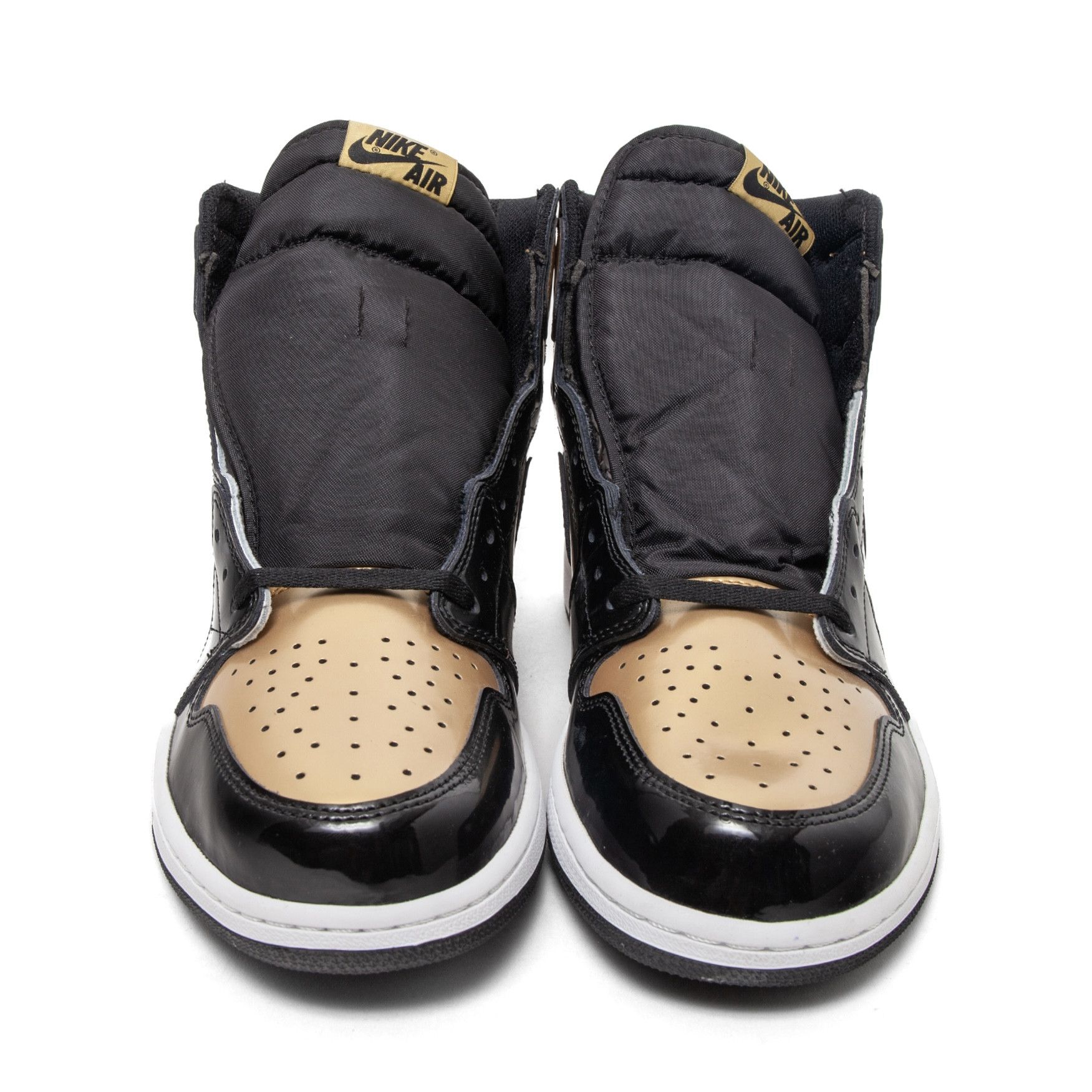 Nike 1 Retro High NRG Patent Gold Toe Size US 9.5 / EU 42-43 - 4 Thumbnail