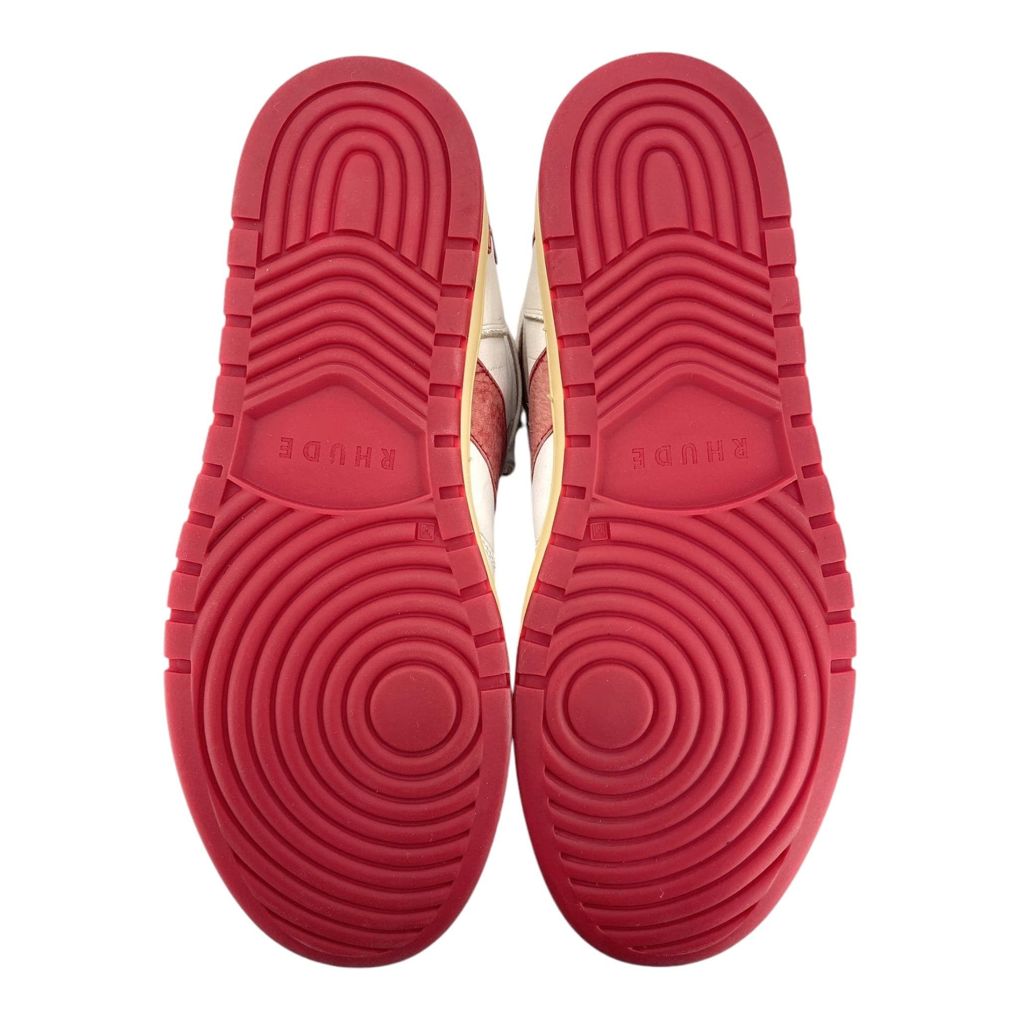 Rhude Rhecess Hi White Red Size US 9 / EU 42 - 7 Thumbnail
