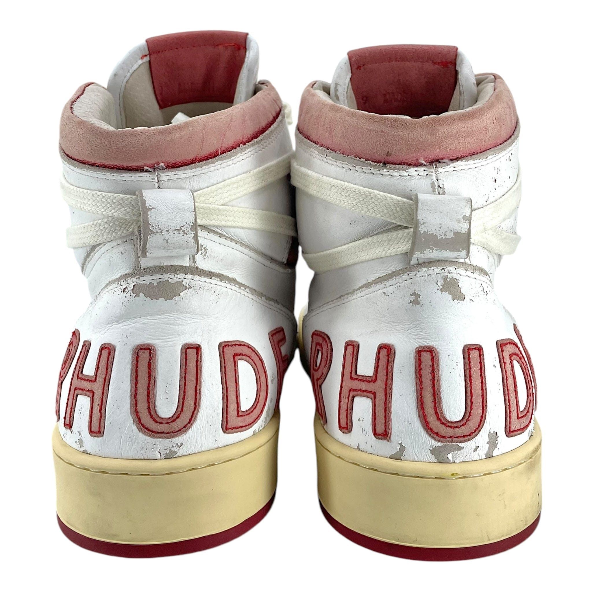 Rhude Rhecess Hi White Red Size US 9 / EU 42 - 6 Thumbnail