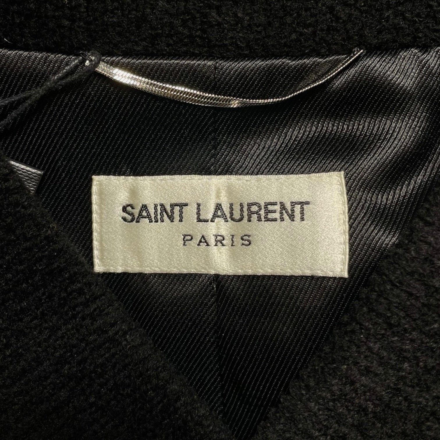 Yves Saint Laurent Satin Cards Teddy Jacket Black Size US XXL / EU 58 / 5 - 4 Thumbnail