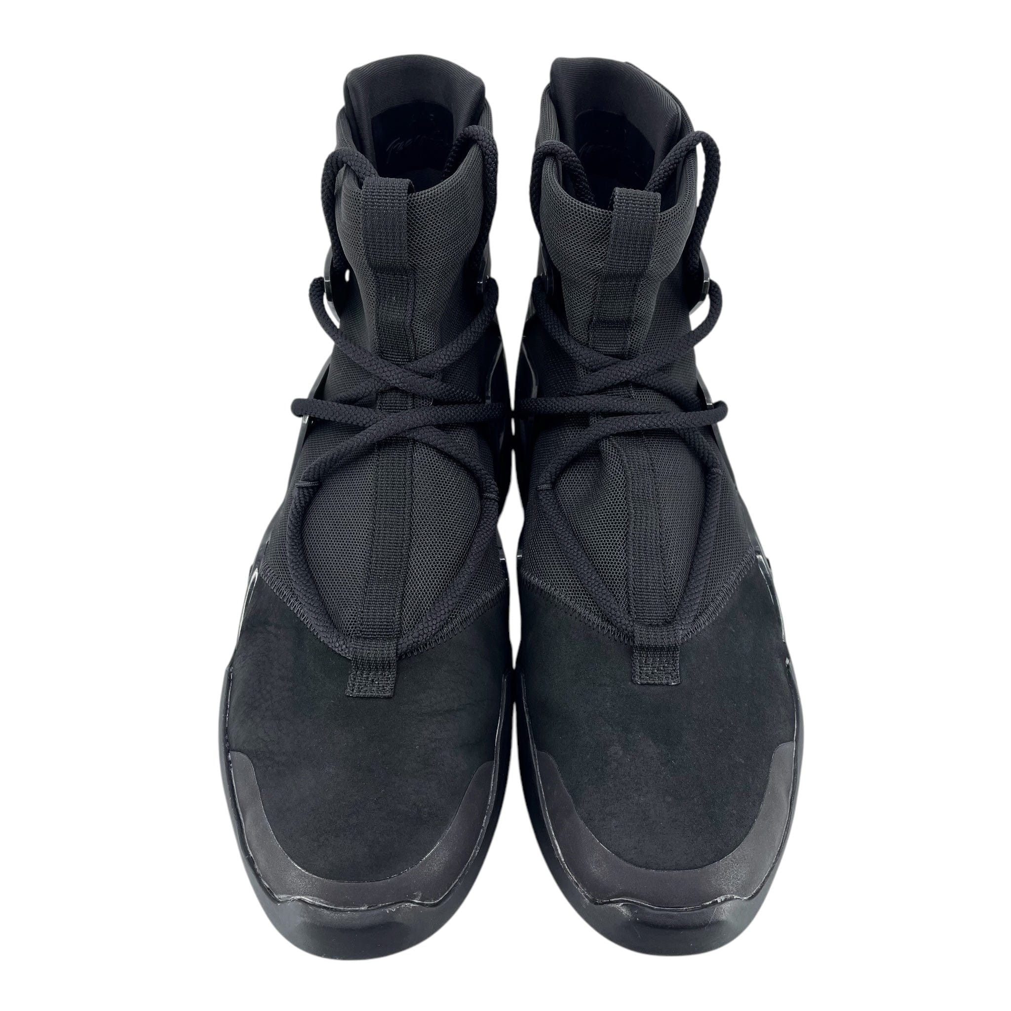 Nike Air Fear Of God 1 Triple Black Size US 10.5 / EU 43-44 - 5 Thumbnail
