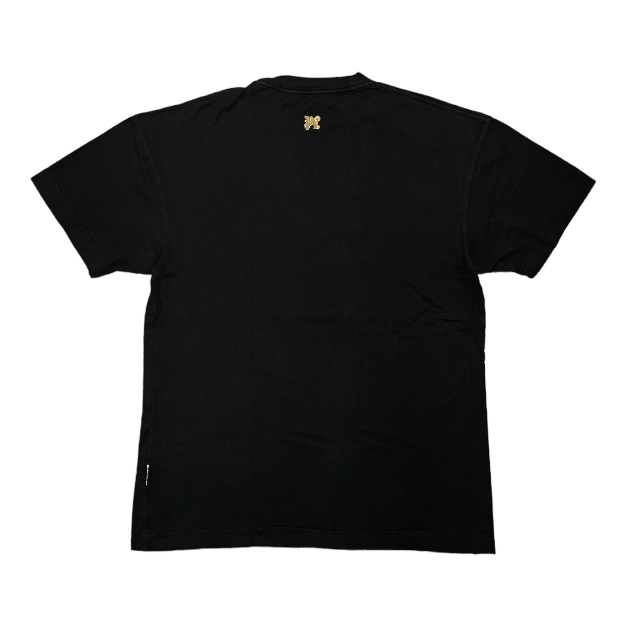 Palm Angels Burning Monogram Short Sleeve Tee Shirt Black Size US S / EU 44-46 / 1 - 2 Thumbnail