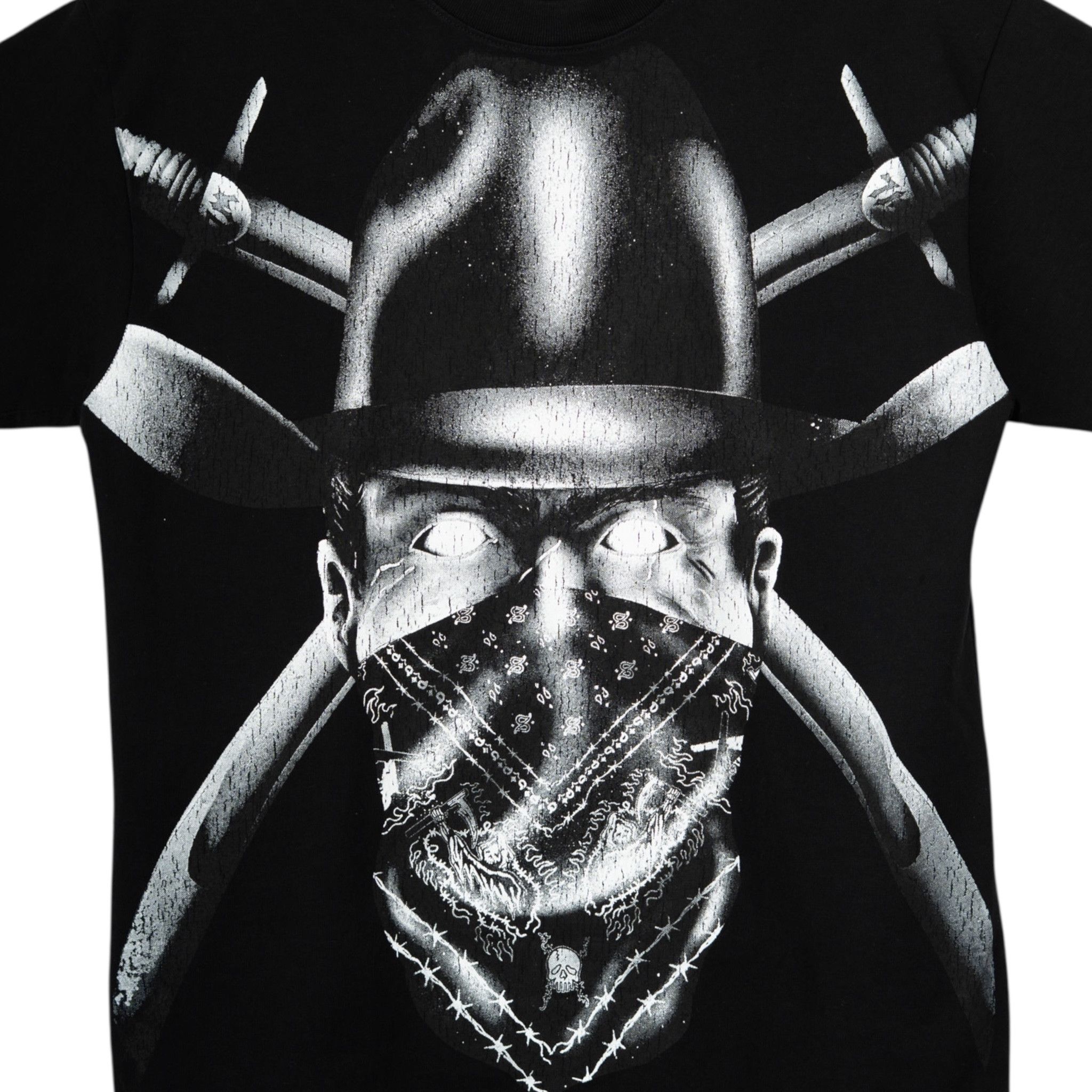 Warren Lotas Scarred Bandit Short Sleeve Tee Shirt Black Size US L / EU 52-54 / 3 - 3 Thumbnail