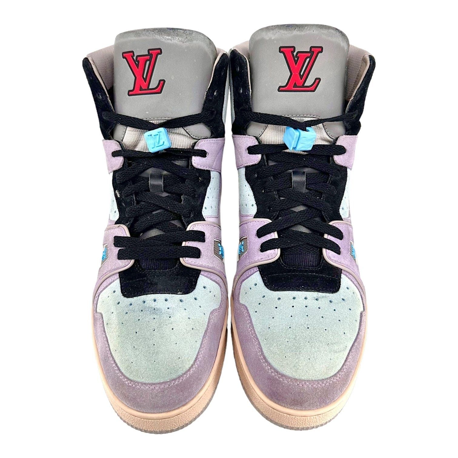 Louis Vuitton LV Trainer High Lavender Light Blue Size US 8.5 / EU 41-42 - 5 Thumbnail