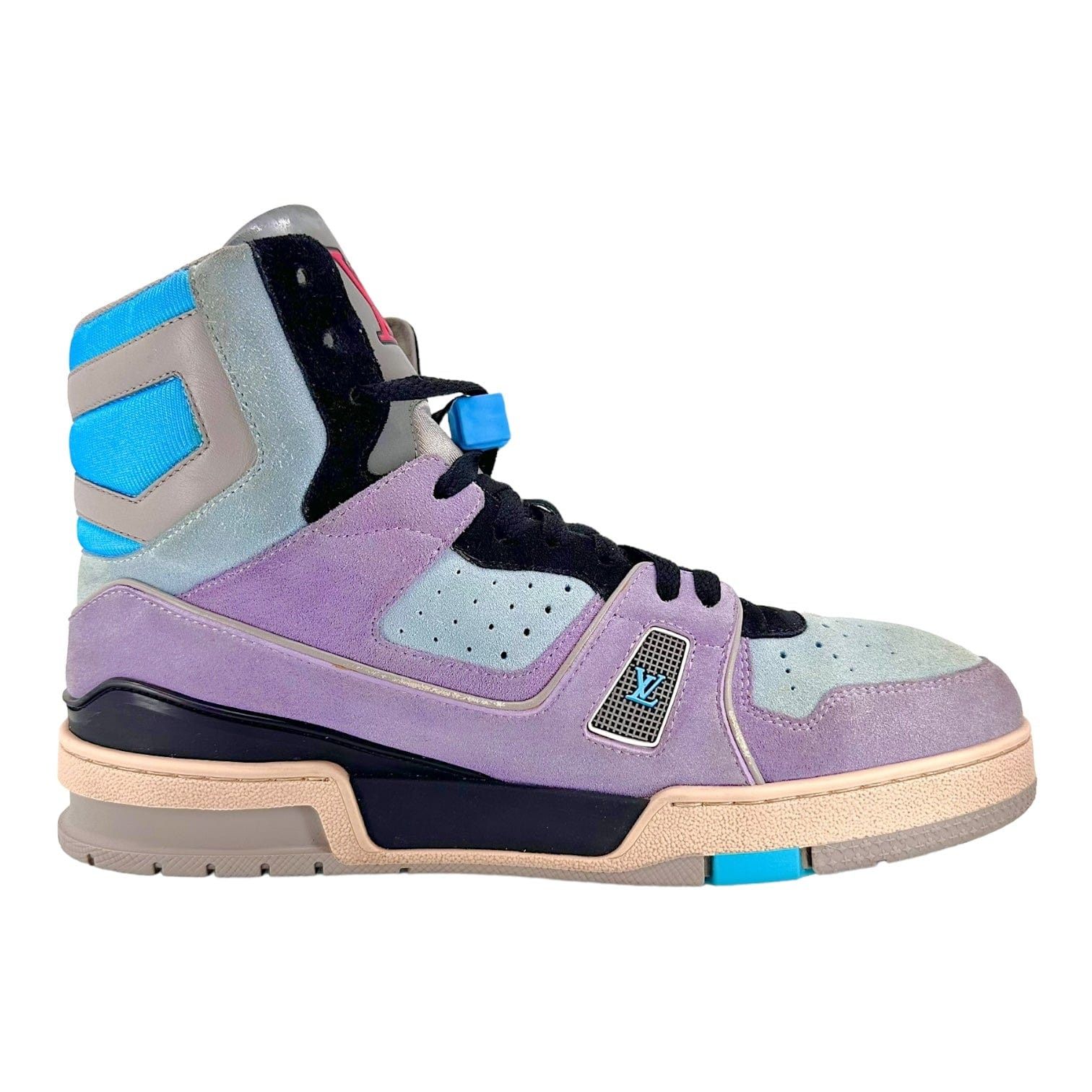 Louis Vuitton LV Trainer High Lavender Light Blue Size US 8.5 / EU 41-42 - 4 Thumbnail